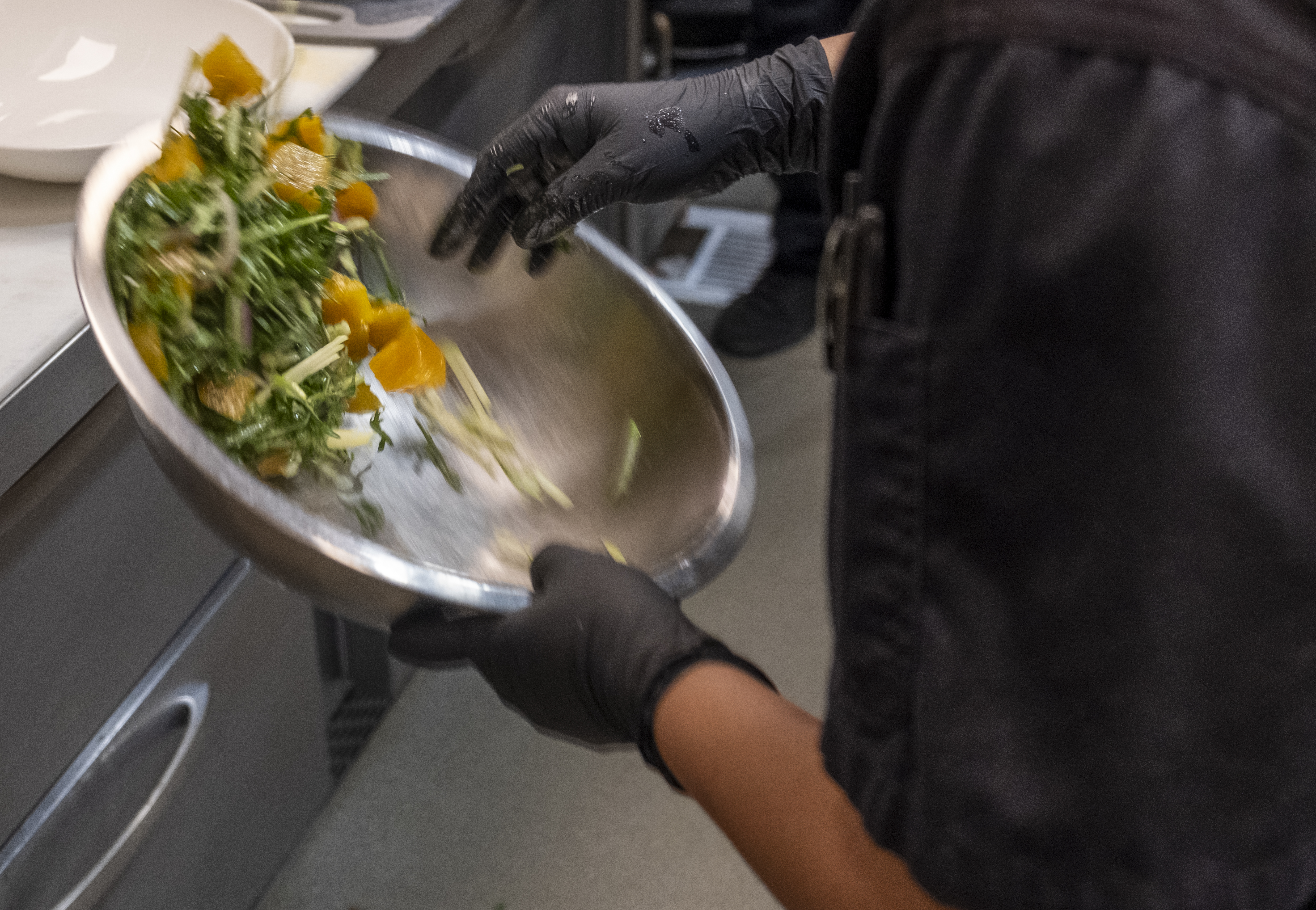 A Beet Salad is tossed and mixed in the kitchen at Apple Blossom Thursday, Feb. 15, 2024 at the Hyatt Centric Downtown Denver in Denver, Colorado. Chef Adrian Faison is the executive chef at the newly reopened restaurant and is bringing southern style foods to the popular eatery. (JonathanIngrahamDigital Strategistjonathan.ingraham@denvergazette.comhttps://denvergazette.com/content/tncms/avatars/c/dd/7f0/cdd7f086-b693-11ec-b373-bba598953eb6.fc0f5608a6f1144f64f080f771bd904d.png)