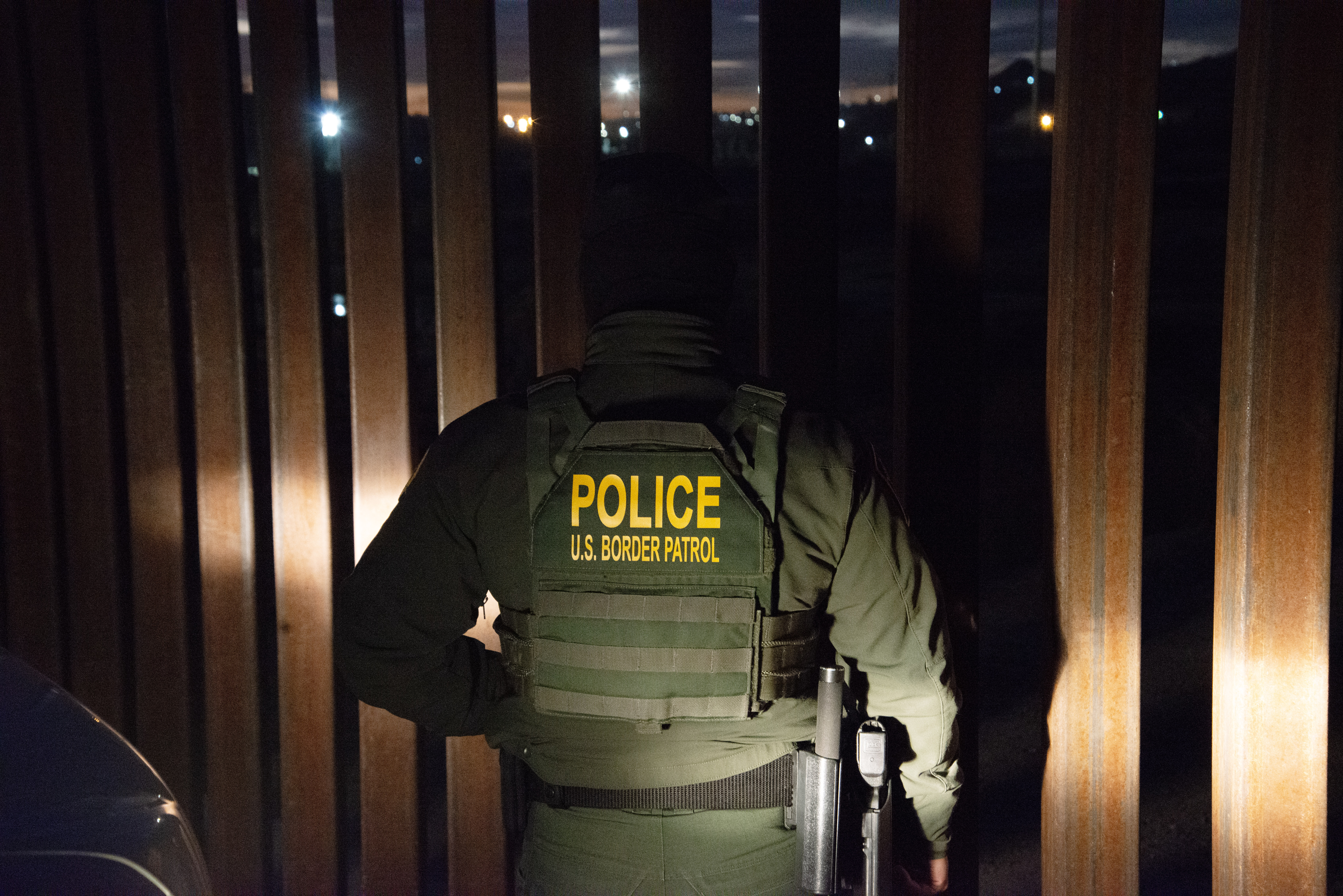 Border Patrol agent, Erik Hernandez, waits for his partner to open a gate into a section of border wall near the Rio Grande River in El Paso, Texas on Thursday, Feb. 1, 2024. (TomHellauerMultimedia Producertom.hellauer@denvergazette.comhttps://denvergazette.com/content/tncms/avatars/f/9e/622/f9e6228a-3b6b-11ed-bf10-fbb71fa8e421.f54b911252c540f1d61709edc4727a39.png)