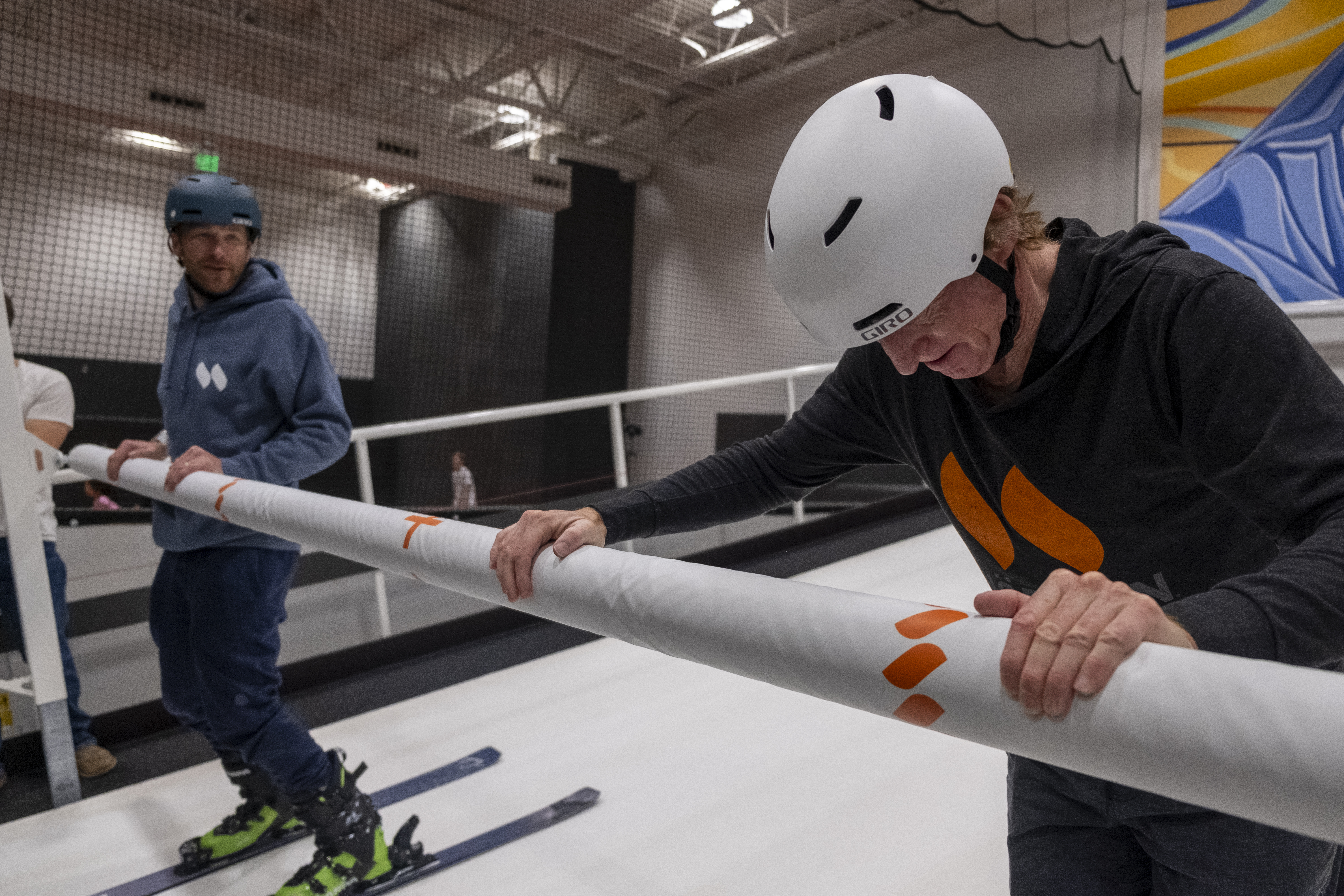 Pro skiers Bode Miller, left, and Chris Anthony ski on one of the revolving slopes during a ski demonstration after the grand opening ceremony of Snöbahn Thornton Friday, March 8, 2024. (JonathanIngrahamDigital Strategistjonathan.ingraham@denvergazette.comhttps://denvergazette.com/content/tncms/avatars/c/dd/7f0/cdd7f086-b693-11ec-b373-bba598953eb6.fc0f5608a6f1144f64f080f771bd904d.png)