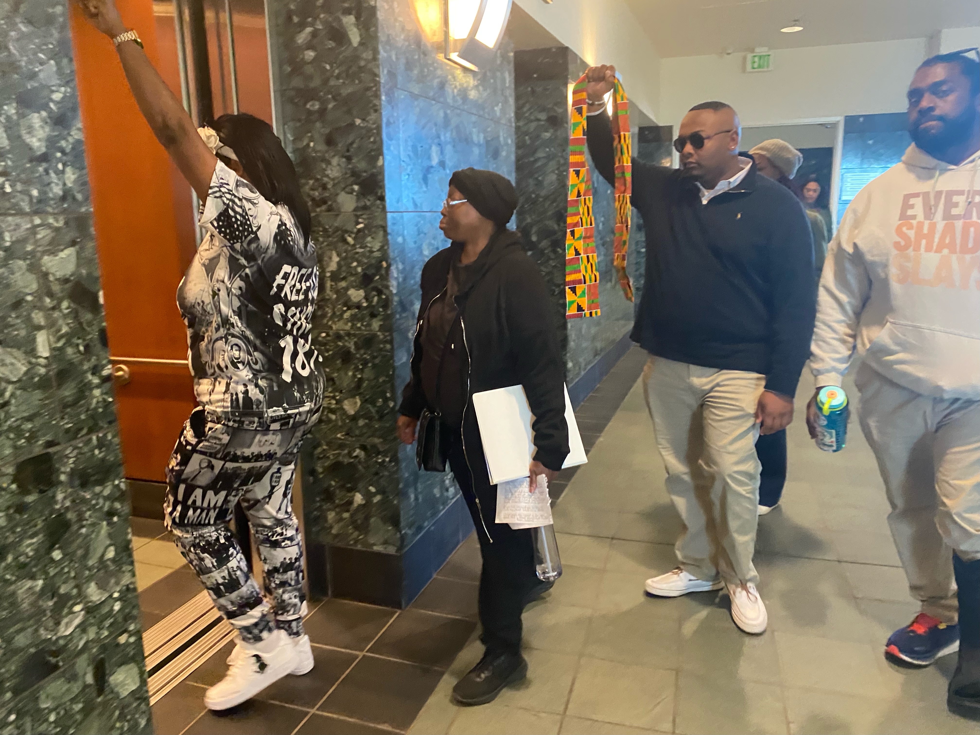 Sheneen McClain, mother of slain Aurora resident Elijah McClain, leaves the Brighton courthouse after paramedic Peter Cichuniec was sentenced to five years in prison. She's joined by supporters, including former Denver Public Schools board member Auon’tai Anderson. (CarolMcKinleyDenver Enterprise Reportercarol.mckinley@gazette.comhttps://denvergazette.com/content/tncms/avatars/5/c3/a0f/5c3a0fbe-1007-11ec-9e18-b7f42cfa4b0f.9565a0ce58866e86bcf18260621c2a46.png)