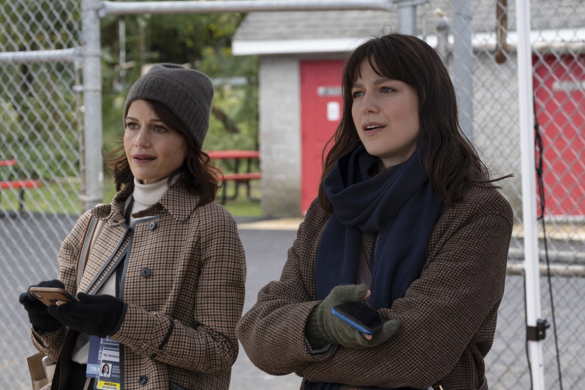 Carla Gugino represents old-school establishment media to Melissa Benoist's evolving approach to political reporting on