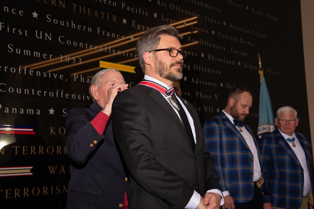 Danny Combs received a Citizen Honors Award on March 25 for his work with the Teaching the Autism Community Trade (TACT) program in Denver.