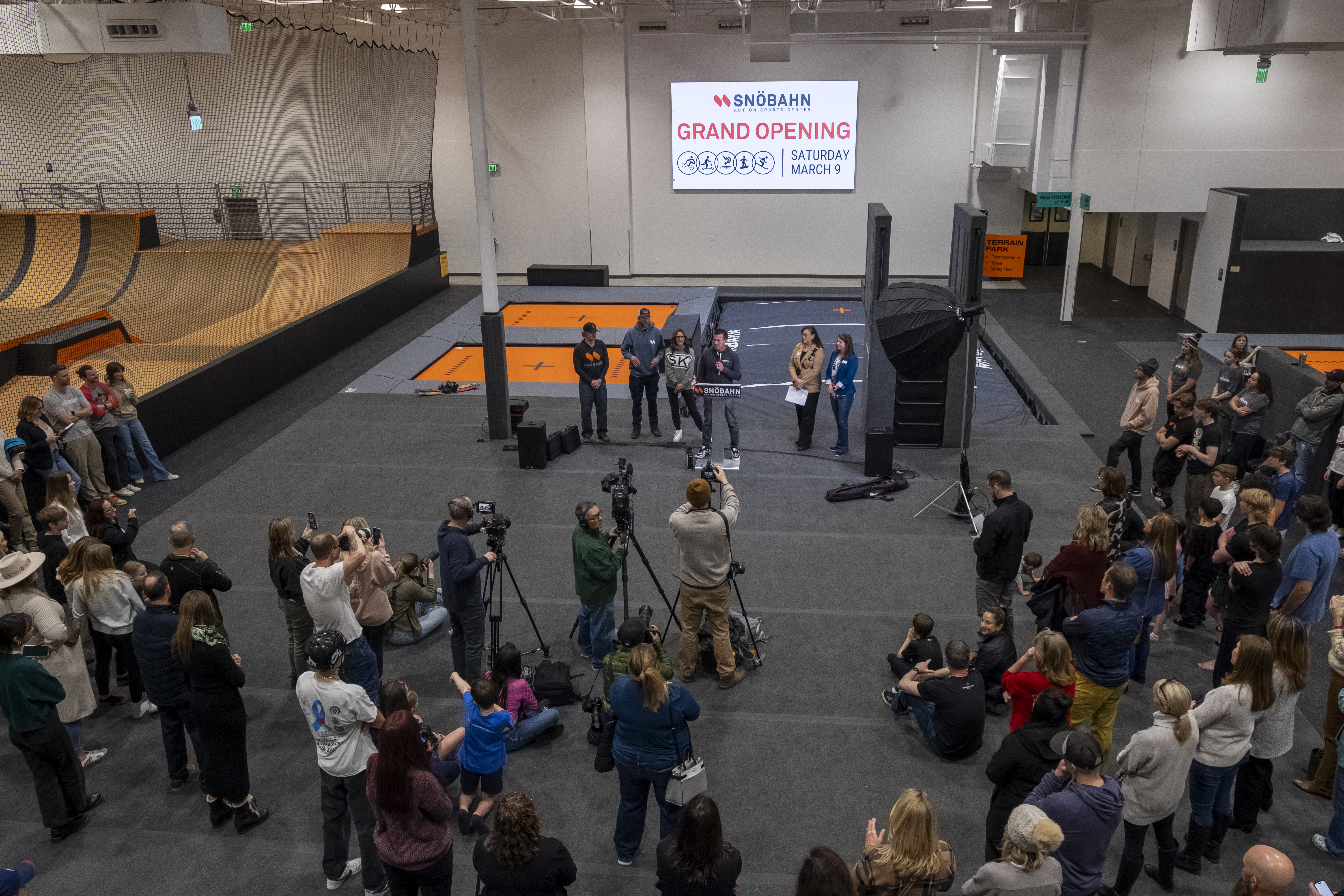 A large crowd listens to Snöbahn CEO Sadler Merrill speak during the Snöbahn Thornton grand opening ceremony Friday, March 8, 2024 in Thornton, Colorado. (JonathanIngrahamDigital Strategistjonathan.ingraham@denvergazette.comhttps://denvergazette.com/content/tncms/avatars/c/dd/7f0/cdd7f086-b693-11ec-b373-bba598953eb6.fc0f5608a6f1144f64f080f771bd904d.png)