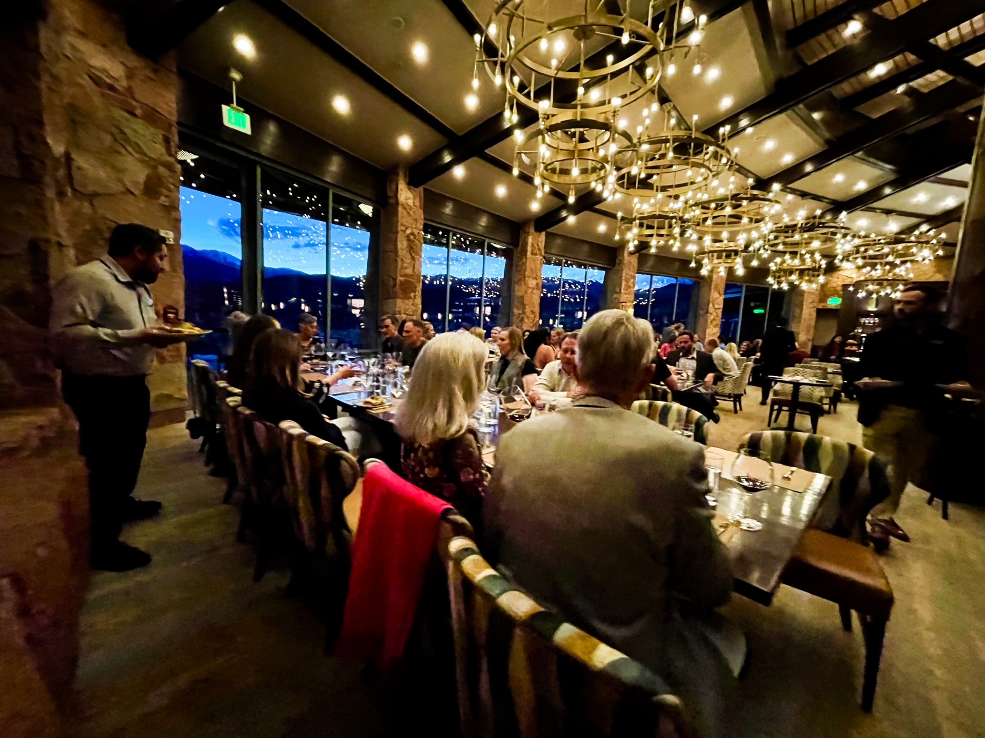 A look inside the Grand View restaurant at Garden of the Gods Resort. Photo Credit: Spencer McKee.