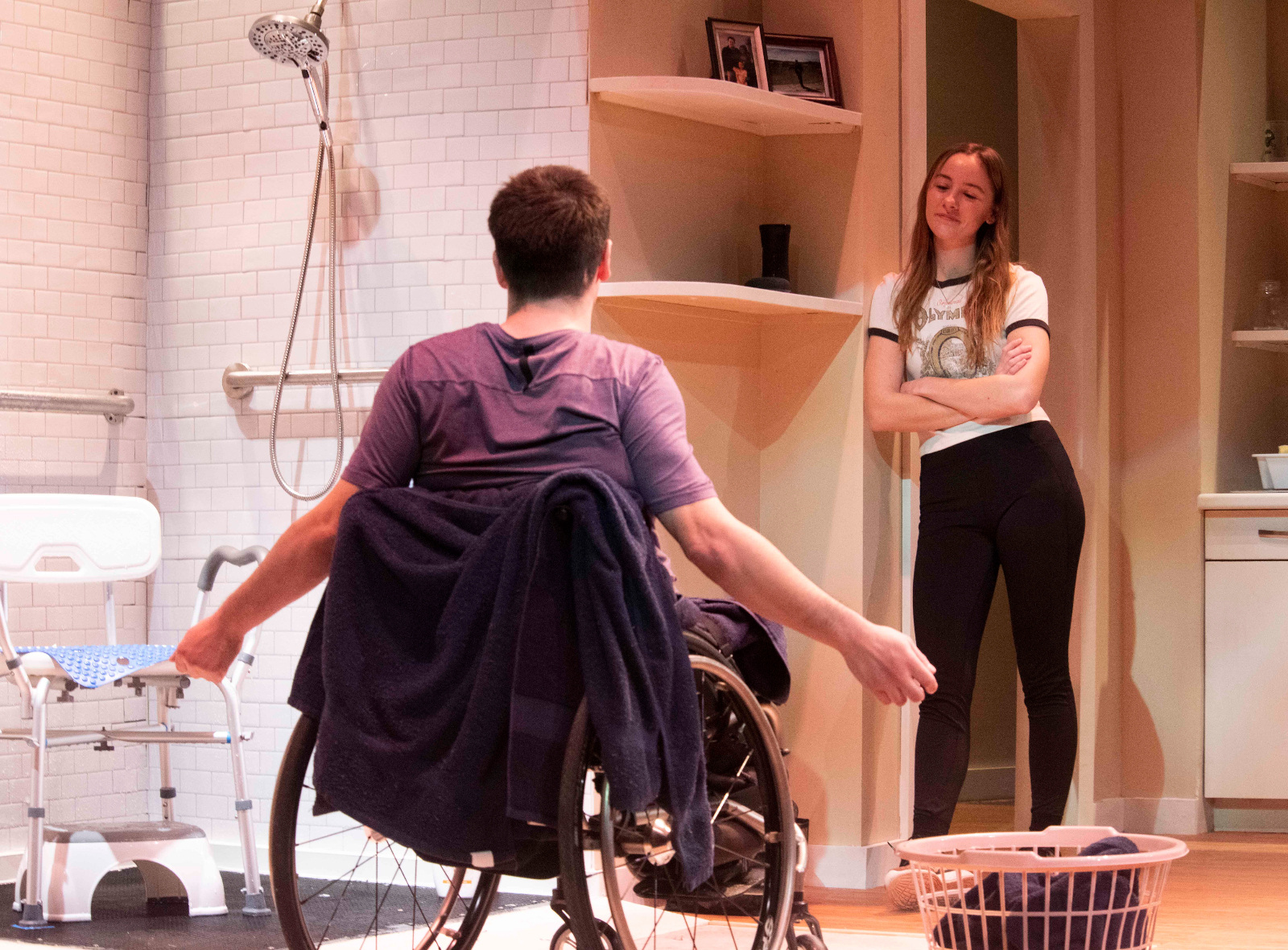 Jamie Rizzo, left, plays John and Valentina Fittipaldi is Jess in Curious Theatre's 