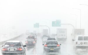 Winter traffic in Denver, Colorado. Photo Credit: peeterv (iStock).