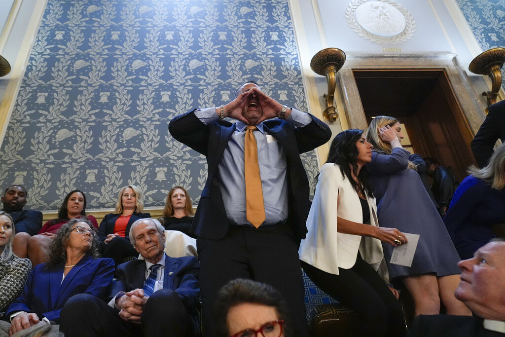 Republicans decry arrest of Gold Star father for heckling Biden at State of the Union