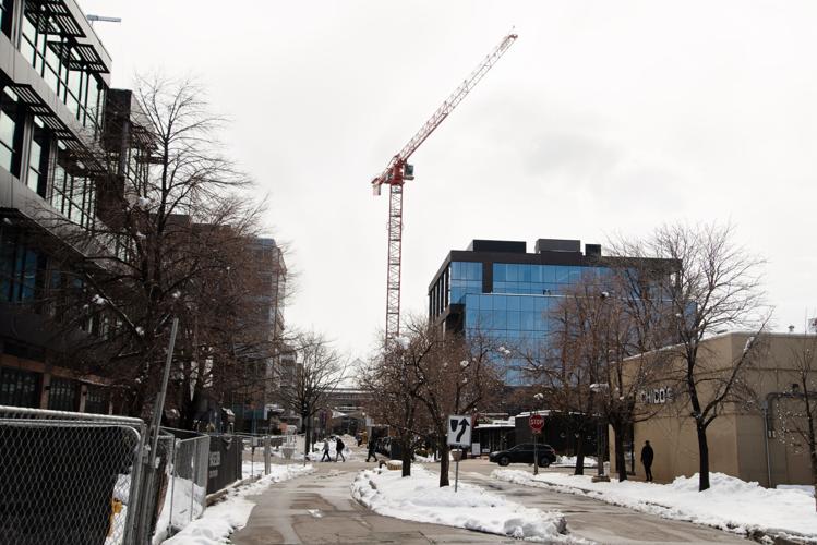 Pedestrian walk through Cherry Creek