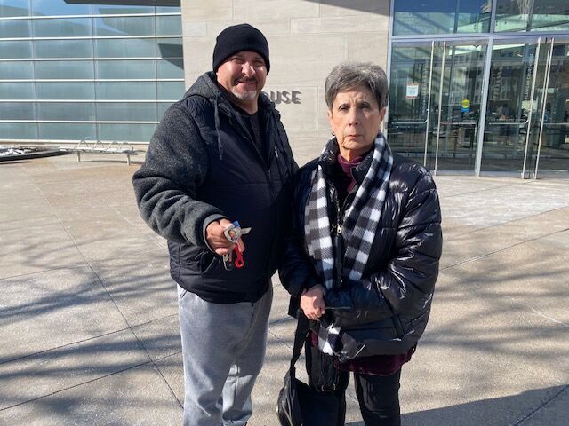 Irene Lucero and son J.J. Lucero