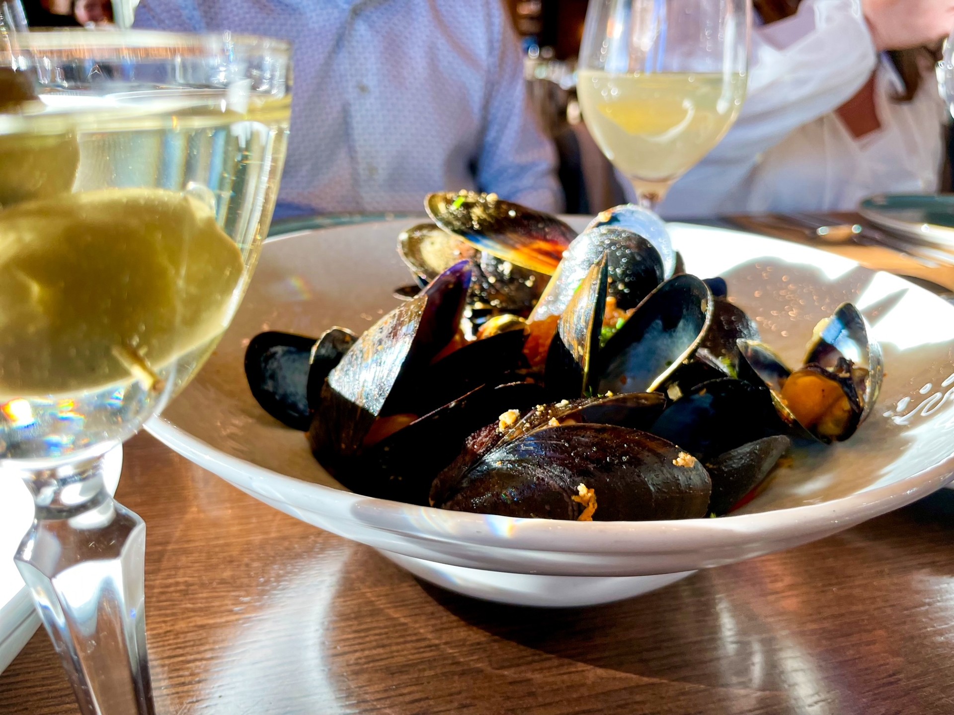 The mussels dish at the Grand View restaurant at Garden of the Gods Resort. Photo Credit: Spencer McKee.