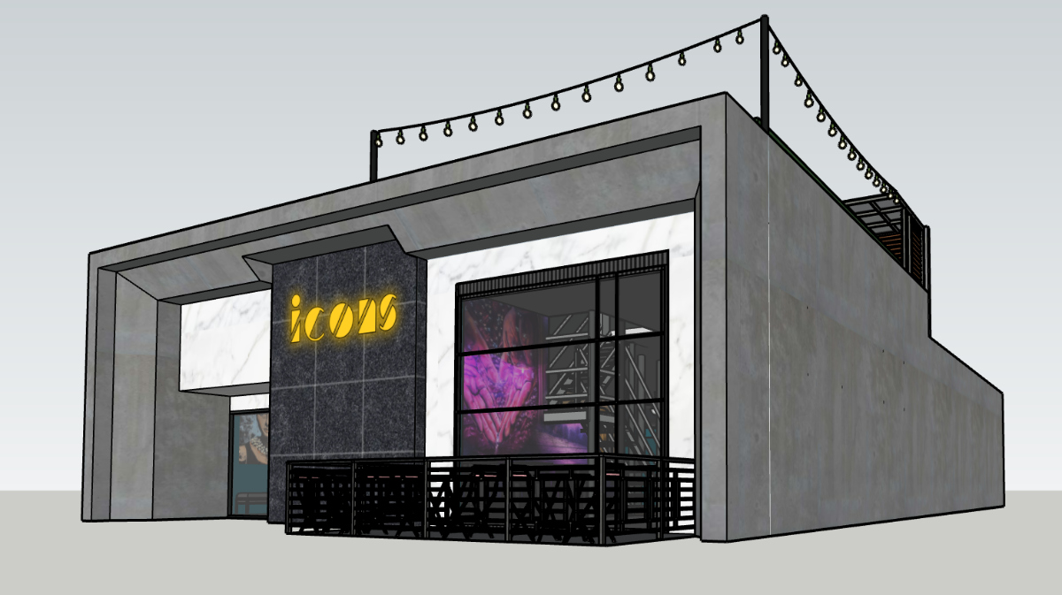 The owners of Icons in Colorado Springs hope to reopen in a new location, but plans for a rooftop deck have been put on hold. That added $74,000 to the construction plan, which means it will have to wait for later date. (Artist rendering courtesy Icons)