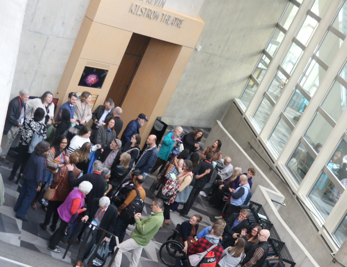 One of many sold-out crowds gather before a featured reading at the Denver Center Theatre Company's 2024 Colorado New Play Summit on Feb. 24, 2024. (John Moore, The Denver Gazette)