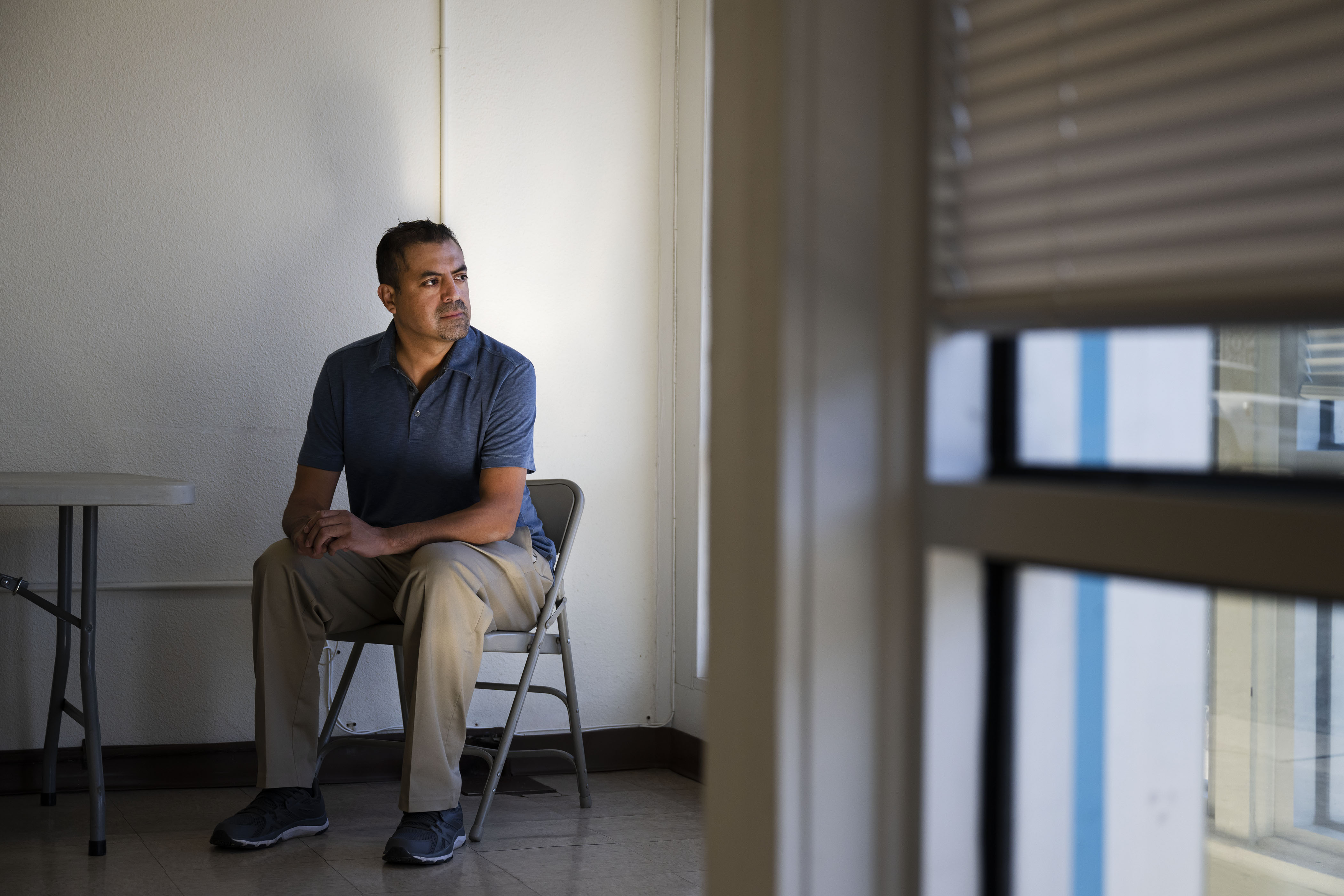 FILE PHOTO: Dayton Street Day Labor Center Executive Director Mateos Alvarez sits for a portrait Dec. 8, 2022, at the center just off East Colfax Avenue in Aurora, Colo. (Timothy Hurst/The Denver Gazette) (TimHursttim.hurst@gazette.comhttps://secure.gravatar.com/avatar/aca82bd62b4ee425c598527cd6faa1b1?d=mm&r=g)