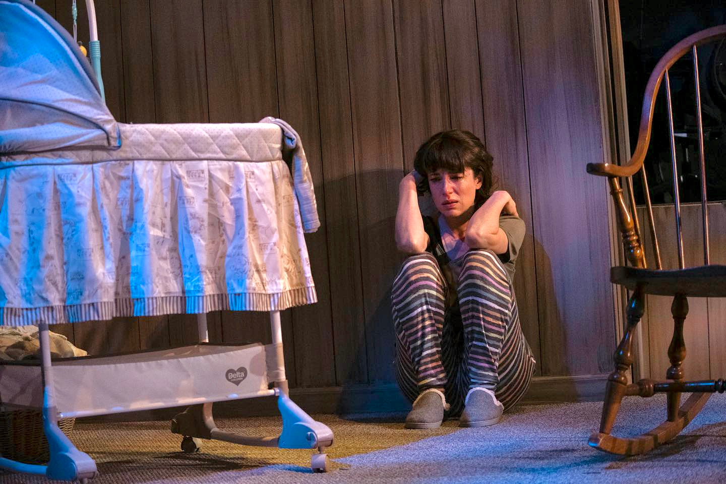Candace Joice played a seriously depressed new mom in Curious Theatre's 