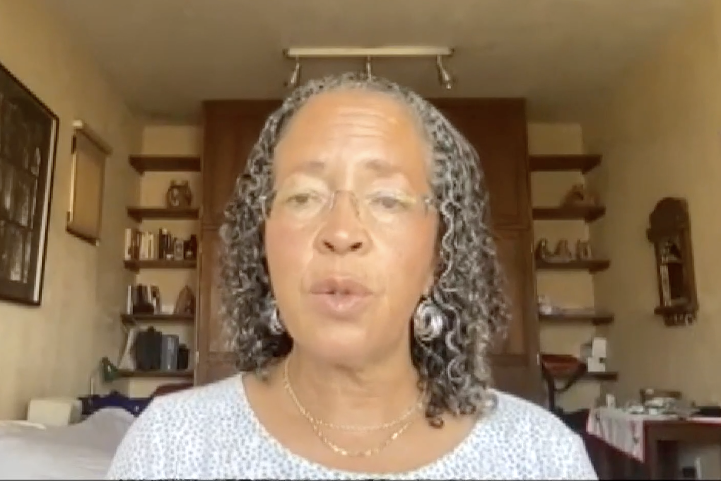Court of Appeals Judge Karen Ashby speaks to 9News in an interview. (Courtesy 9News)