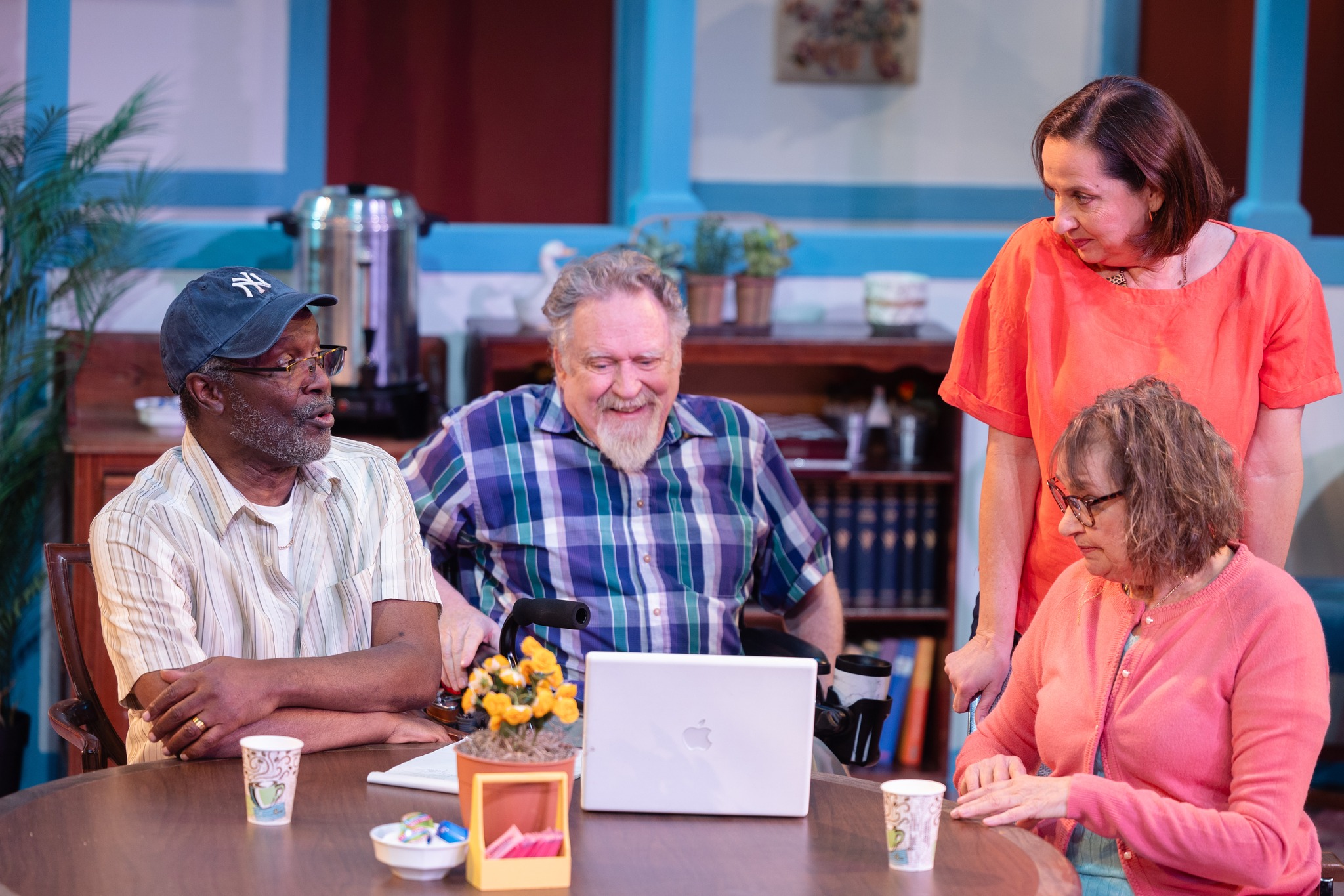 From left: Dwayne Carrington, Chris Kendall, Abby Boes and Edith Weiss in 