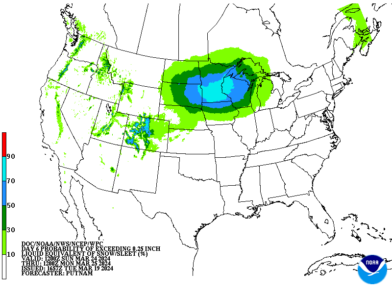 Map: National Weather Service.