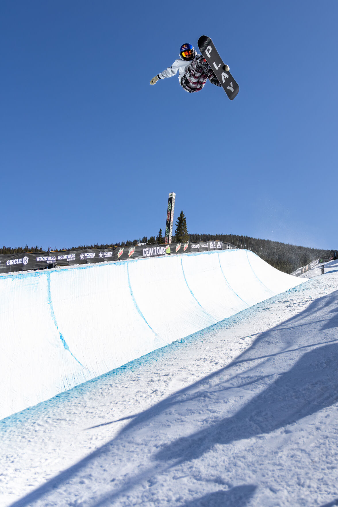 Queralt Castellet competes in the Dew Tour Women’s Snowboard Superpipe Finals at Copper Mountain on Saturday, Mar. 9, 2024. (Liz Copan / special to The Gazette) (LIZ COPAN)