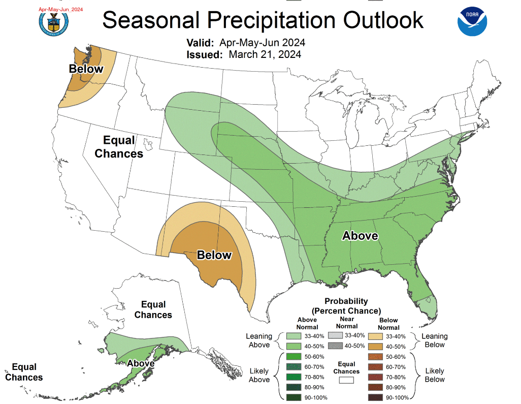 Map: National Weather Service.