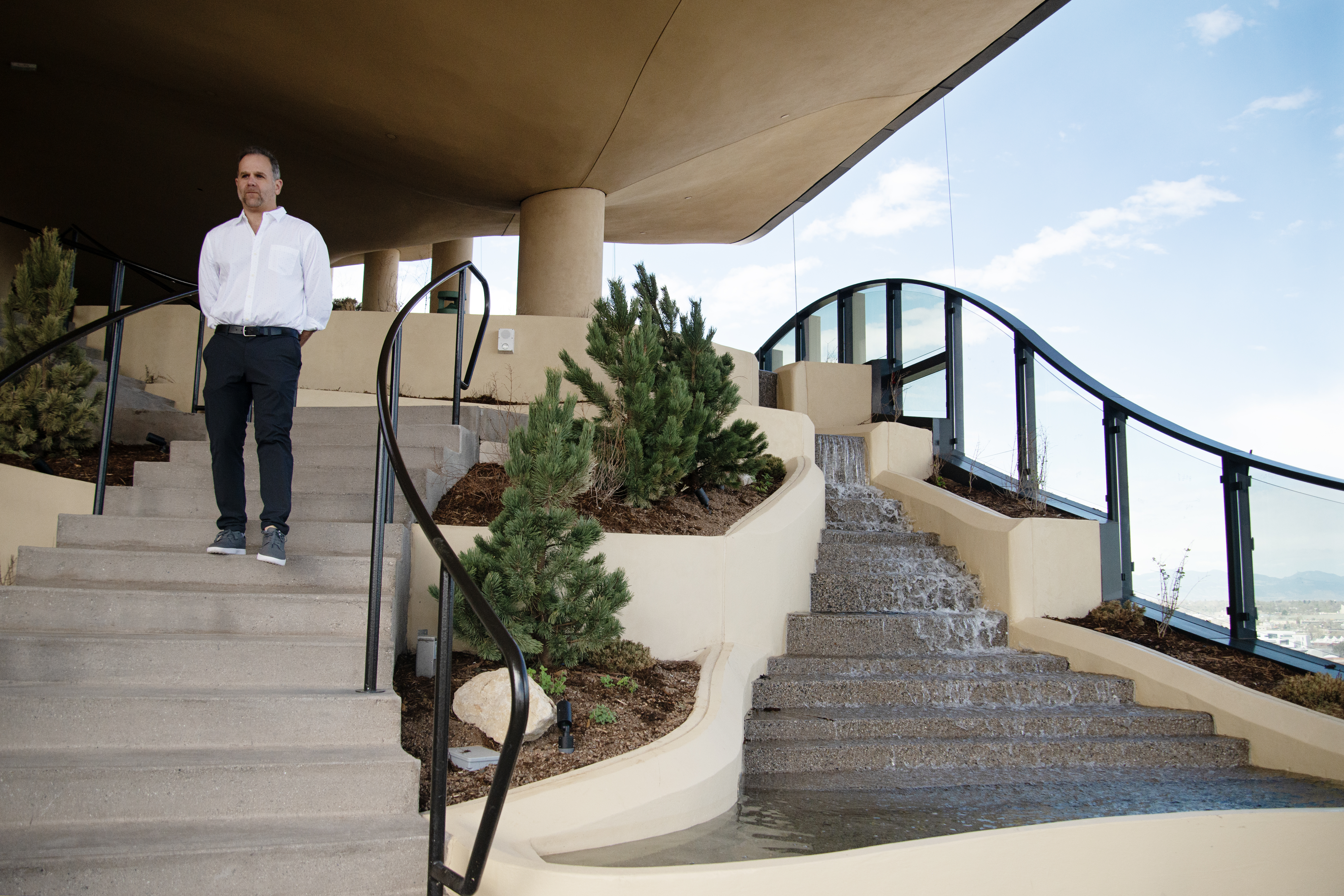 K.C. Yasmer, a development partner of One River North, walks on the luxury building's multi-floored balcony in Denver's RiNo neighborhood on Tuesday, April 23, 2024. (TomHellauerMultimedia Producertom.hellauer@denvergazette.comhttps://denvergazette.com/content/tncms/avatars/f/9e/622/f9e6228a-3b6b-11ed-bf10-fbb71fa8e421.f54b911252c540f1d61709edc4727a39.png)