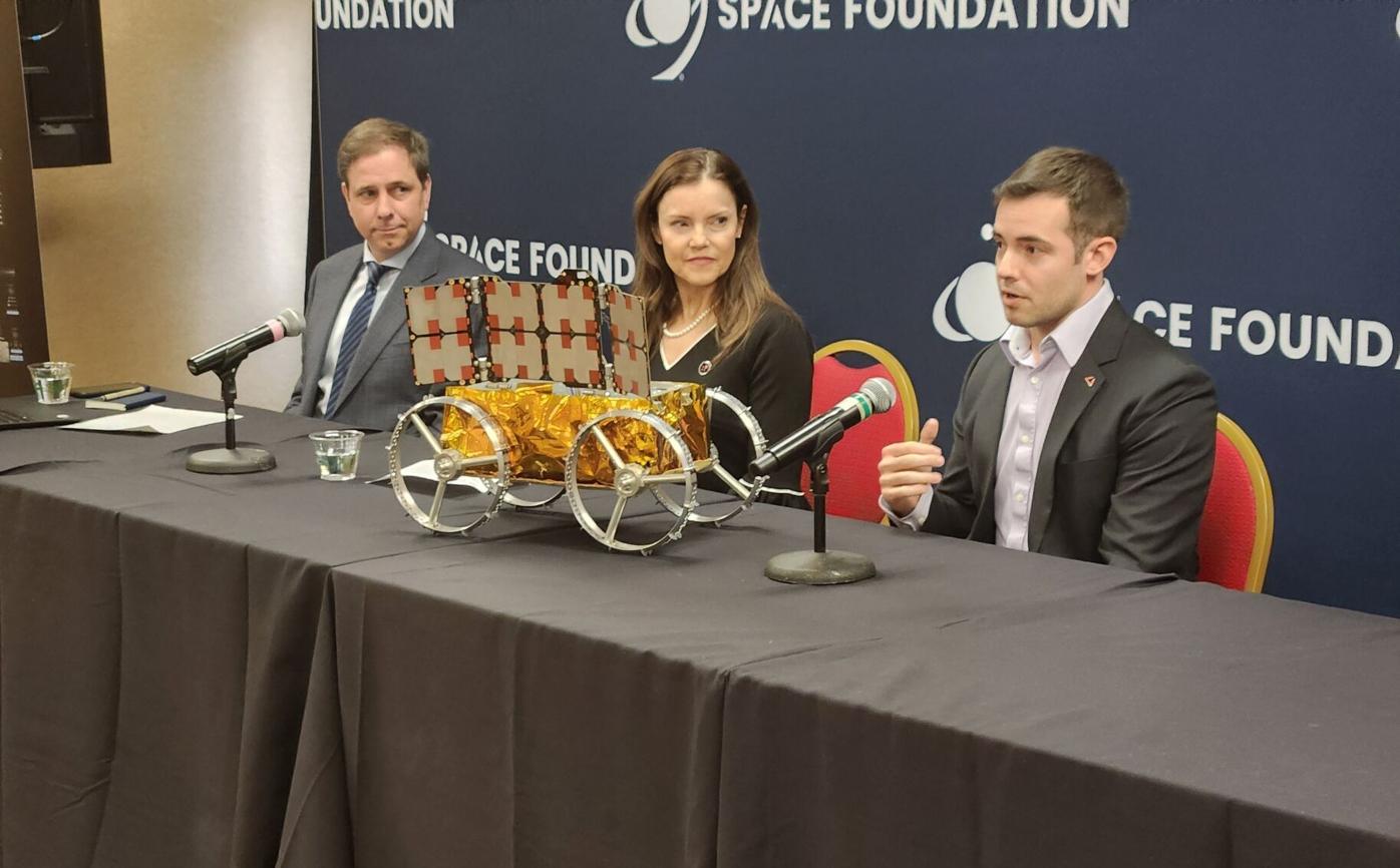 Space Symposium: Astrobotic’s tiny rover to explore Moon’s south pole