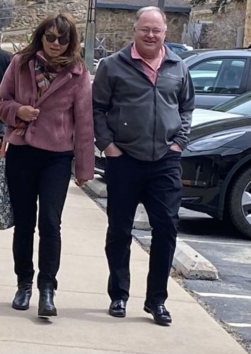 Sally Glass and friend