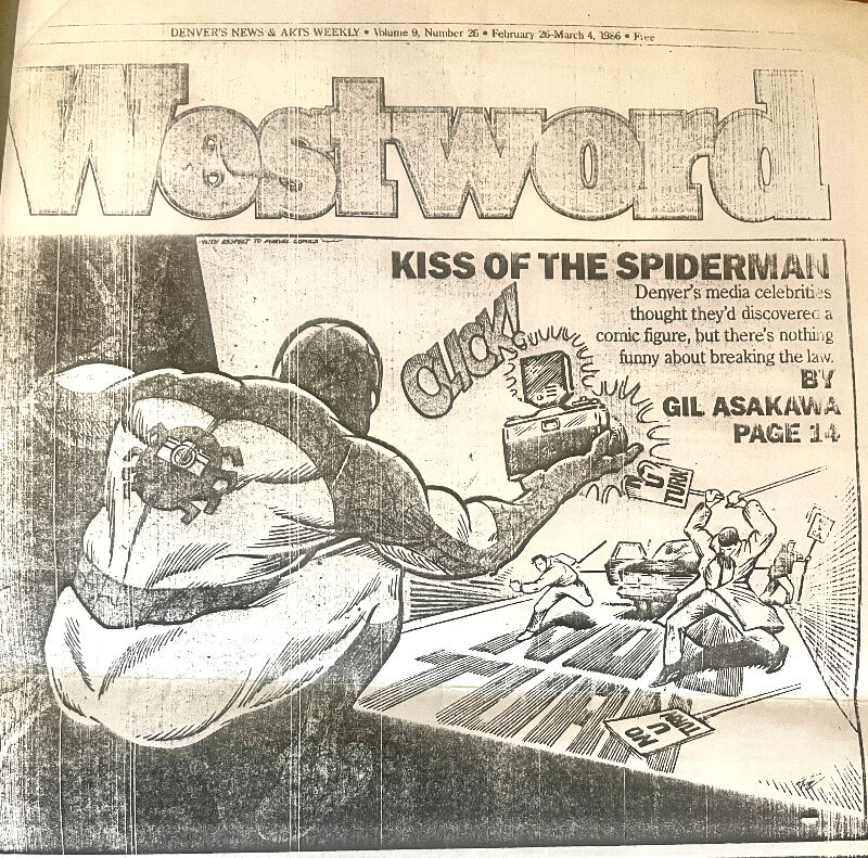 Westword Spiderman Woody Paige