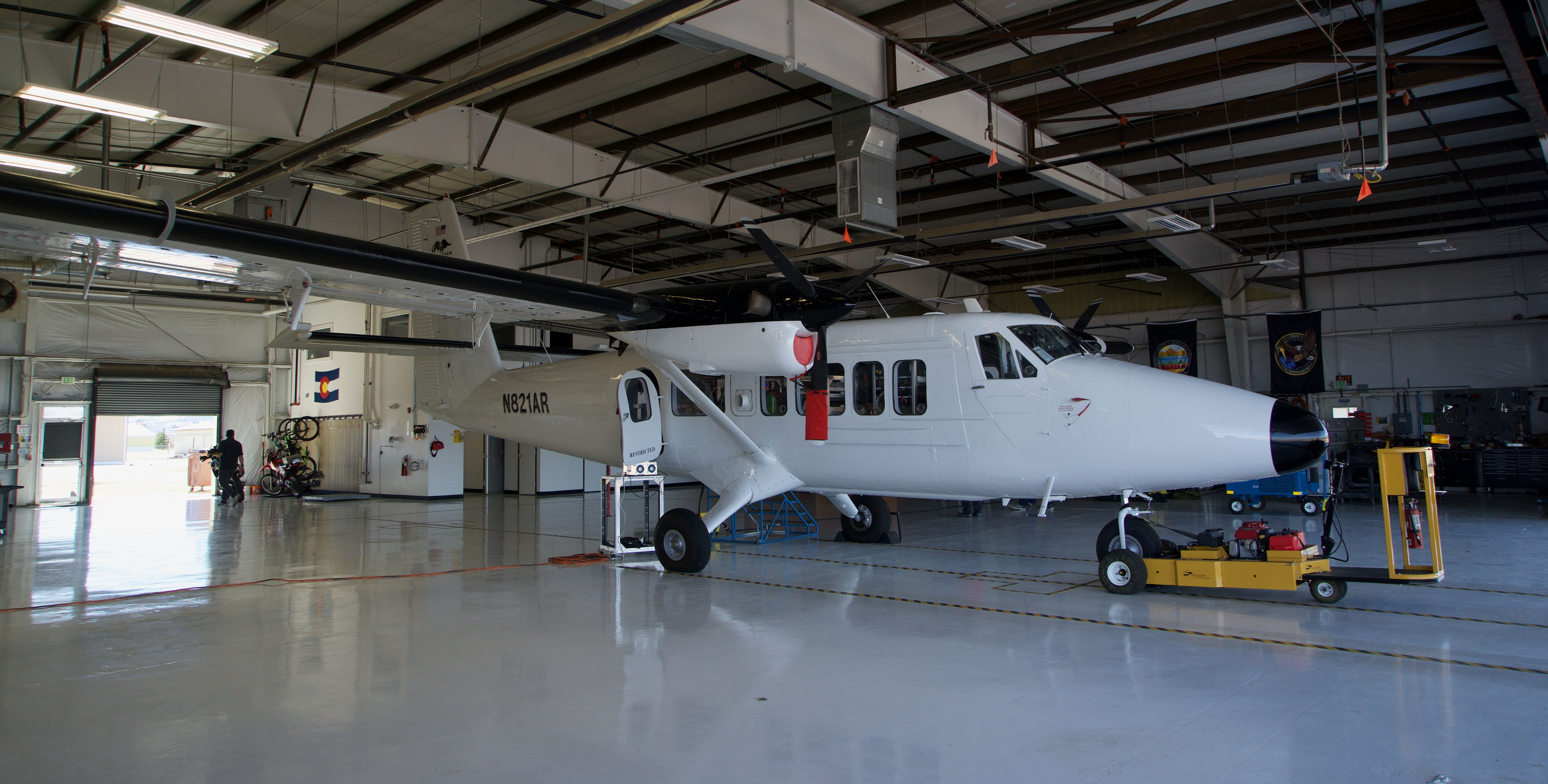 The National Science Foundation's National Ecological Observatory Network (NEON) Twin Otter airplane is loaded with scientific instruments for its mission of continent spanning ecological research. The Twin Otter is one of several aircraft at the Boulder Municipal Airport that conducts scientific research. (Alex Edwards/The Denver Gazette) (AlexanderEdwardsBusiness Reporteralex.edwards@gazette.comhttps://secure.gravatar.com/avatar/dbaa50cc8a9183e280c297e3afa72ace?d=mm&r=g)