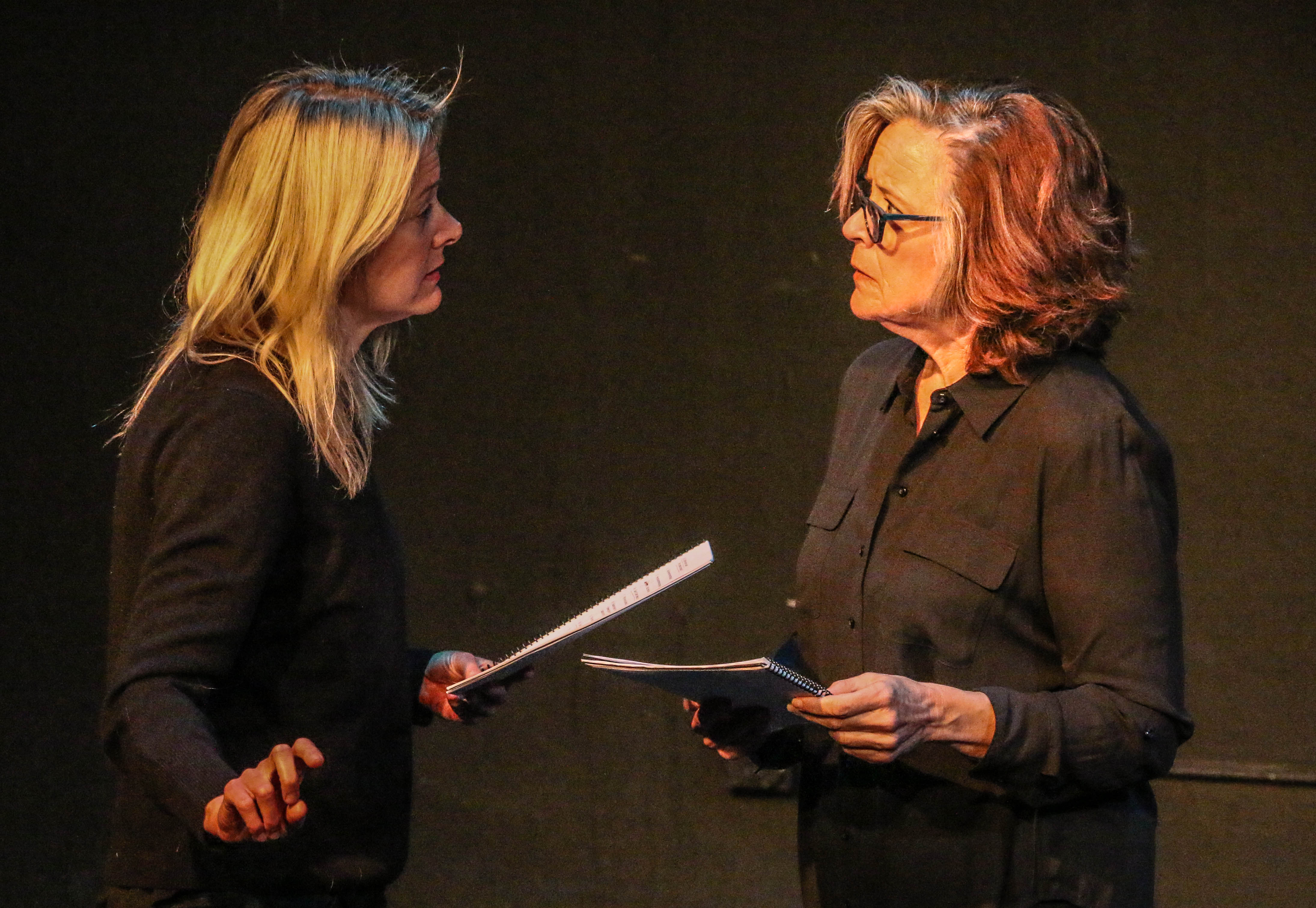 Mari Brown and Tamara Meneghini perform in an earlier staged reading of the play