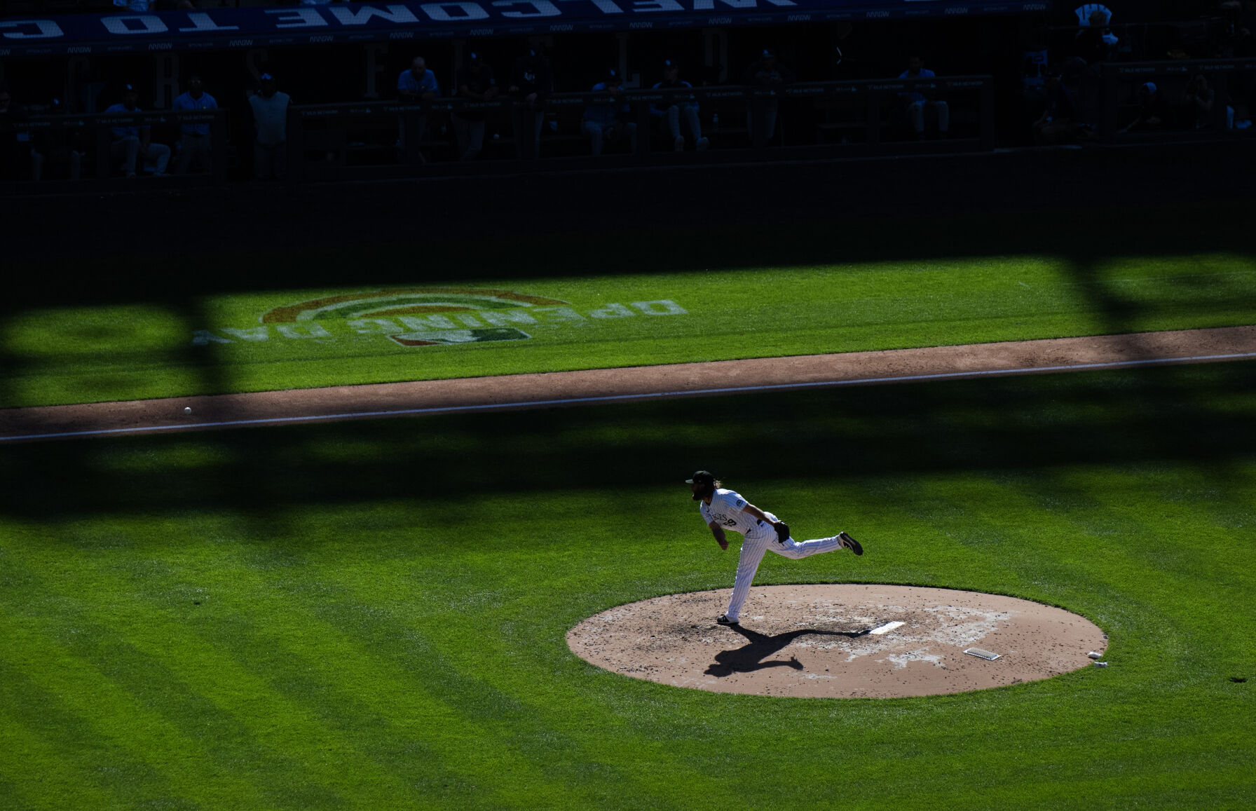 …at Coors Field, Friday, April 5, 2024, in Denver, Colo. (Parker Seibold, The Gazette) (Parker Seibold)