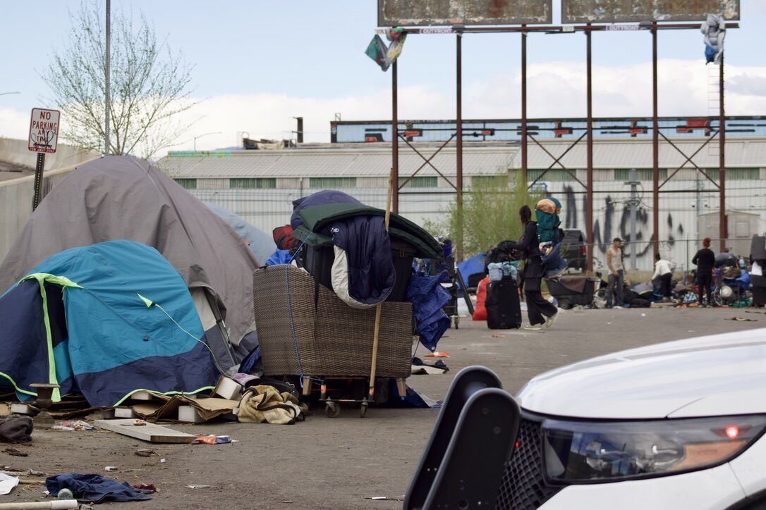 A homeless encampment being swept at 8th Avenue and Navajo Street on Tuesday, April 16 in Denver, Colo. A number of homeless people told The Denver Gazette they don't know where to go after the city didn't offer temporary housing to those being displaced. (NoahFestensteinCity Government Reporternoah.festenstein@denvergazette.comhttps://denvergazette.com/content/tncms/avatars/9/f0/326/9f032698-379f-11ee-8053-8bacbed4931f.60984dba383441d9647e0e740a08a8e6.png)
