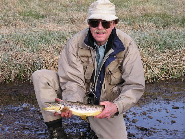 However proud of a catch, A.K. Best, now 91, says he never made stuffed a fish for a trophy. (courtesy of A.K. Best)