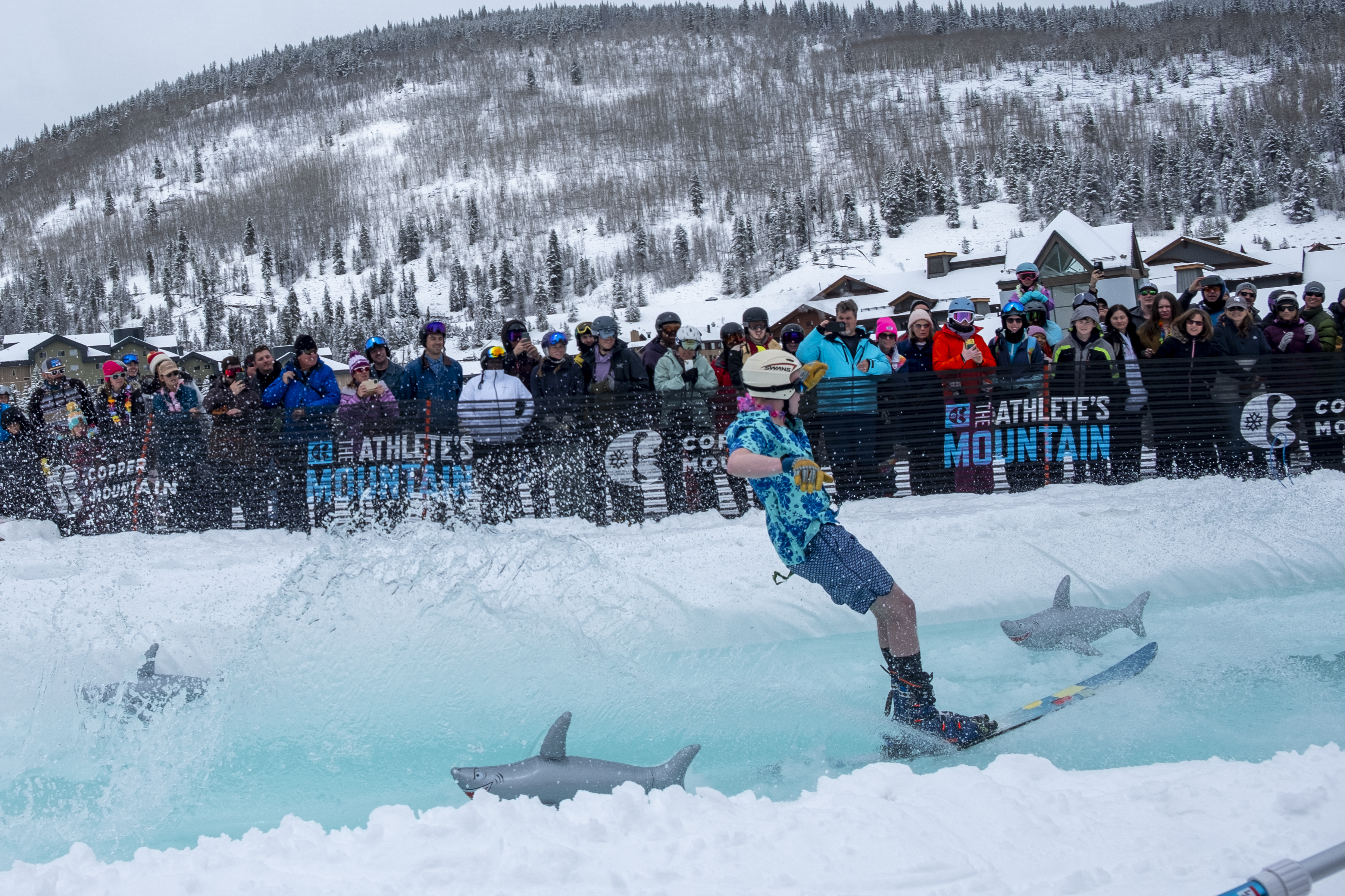 A skier wearing a Hawaiian shirt and shorts skis across the pond during the pond skimming section during the Slush Rush Saturday, April 29, 2024 at Copper Mountain Resort in Copper Mountain, Colorado. (JonathanIngrahamDigital Strategistjonathan.ingraham@denvergazette.comhttps://denvergazette.com/content/tncms/avatars/c/dd/7f0/cdd7f086-b693-11ec-b373-bba598953eb6.fc0f5608a6f1144f64f080f771bd904d.png)