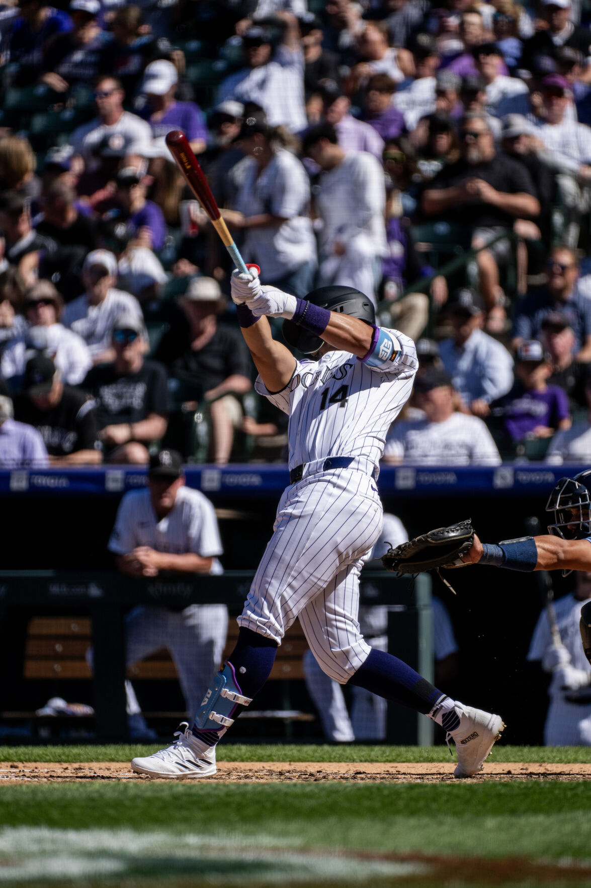 …at Coors Field, Friday, April 5, 2024, in Denver, Colo. (Parker Seibold, The Gazette) (Parker Seibold)