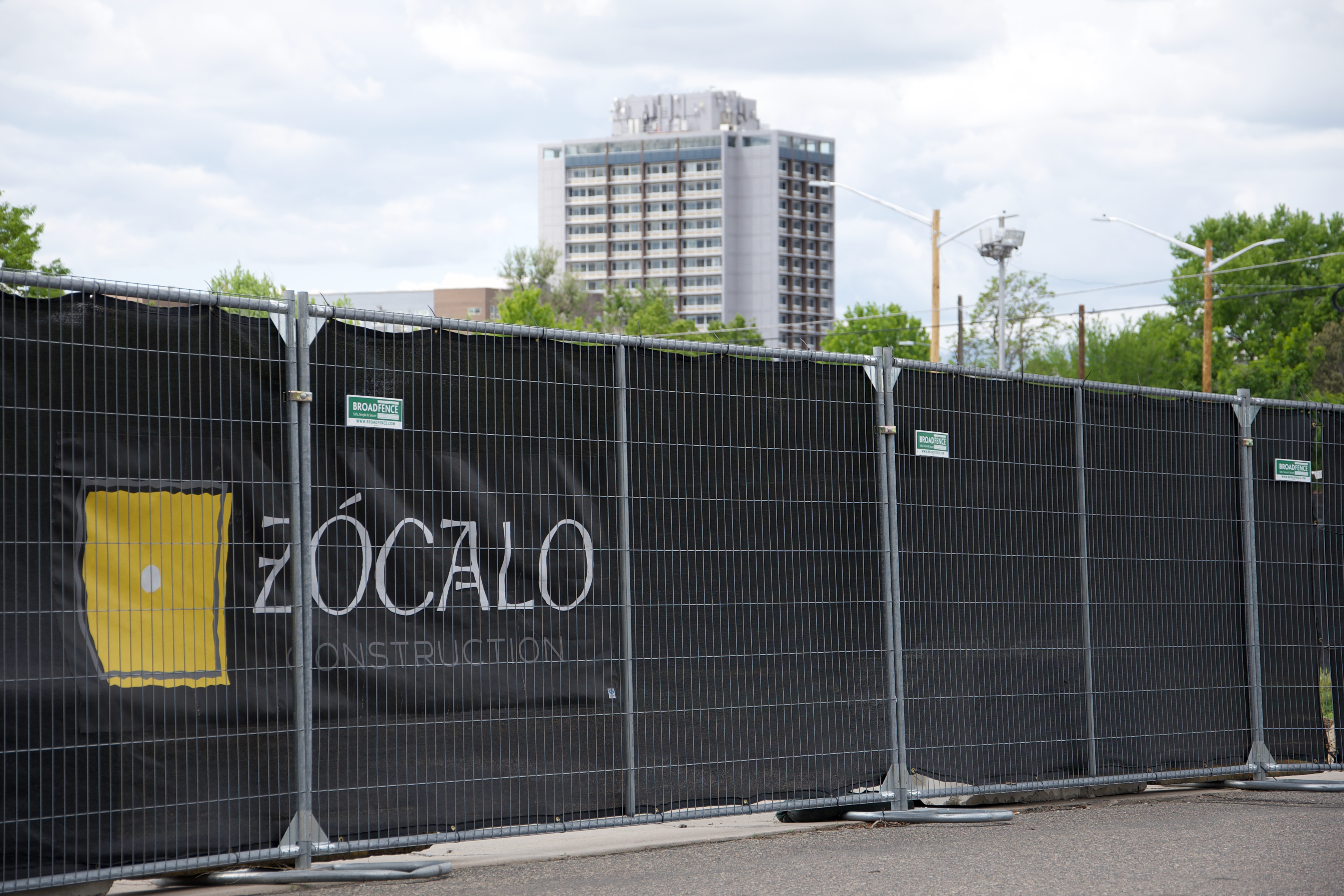 The lot owned by Zocalo Community Developers nearby the Sloan's Lake Medical Center is fenced off on May 21, 2024 as it awaits final approval by the Denver City Council. In the background, another apartment tower can be seen, causing land owner and Zocalo CEO David Zucker to question what makes his project so different. (Alex Edwards/The Denver Gazette) (AlexanderEdwardsBusiness Reporteralex.edwards@gazette.comhttps://secure.gravatar.com/avatar/dbaa50cc8a9183e280c297e3afa72ace?d=mm&r=g)