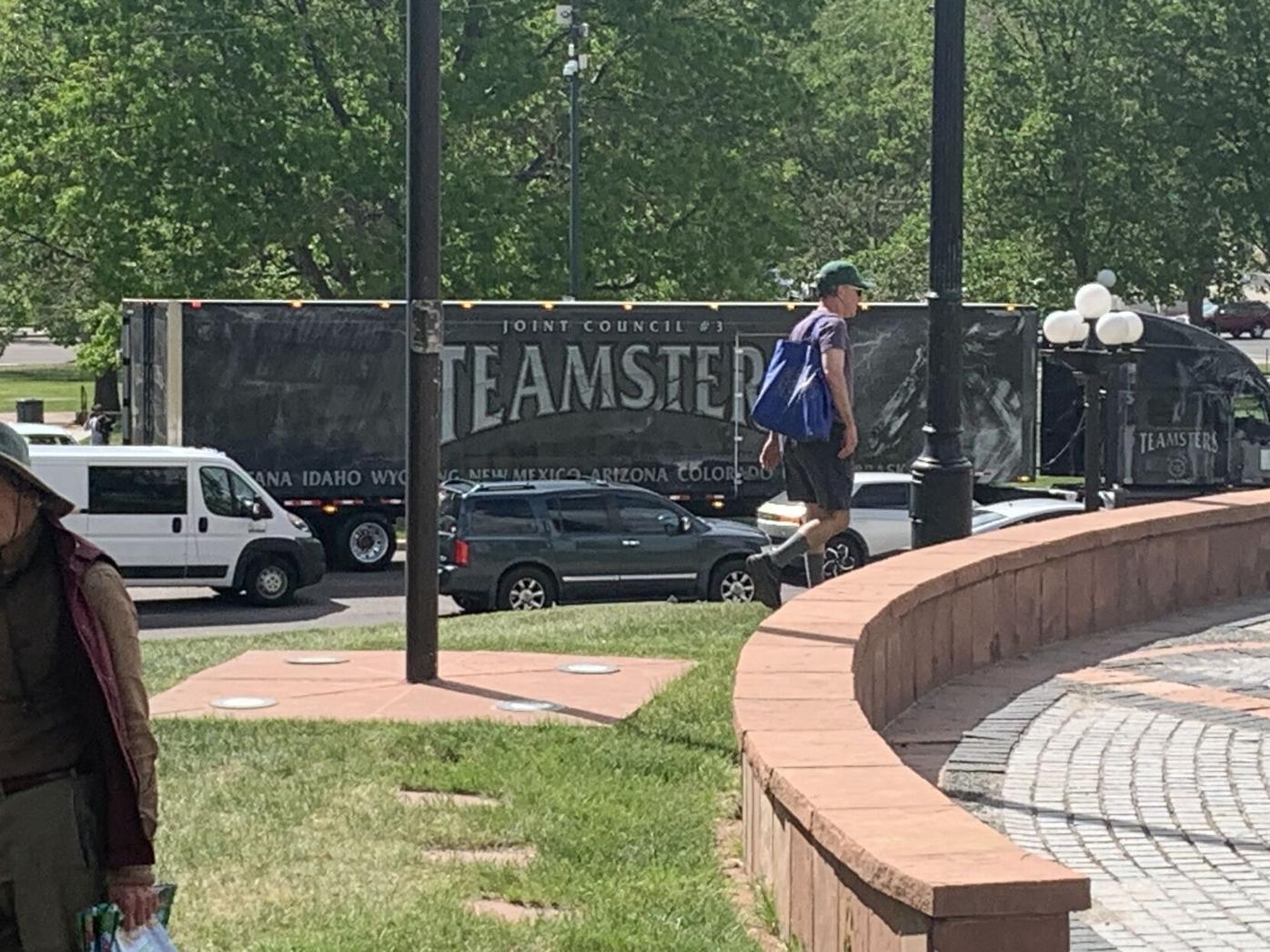 Teamsters truck 052324 union rally