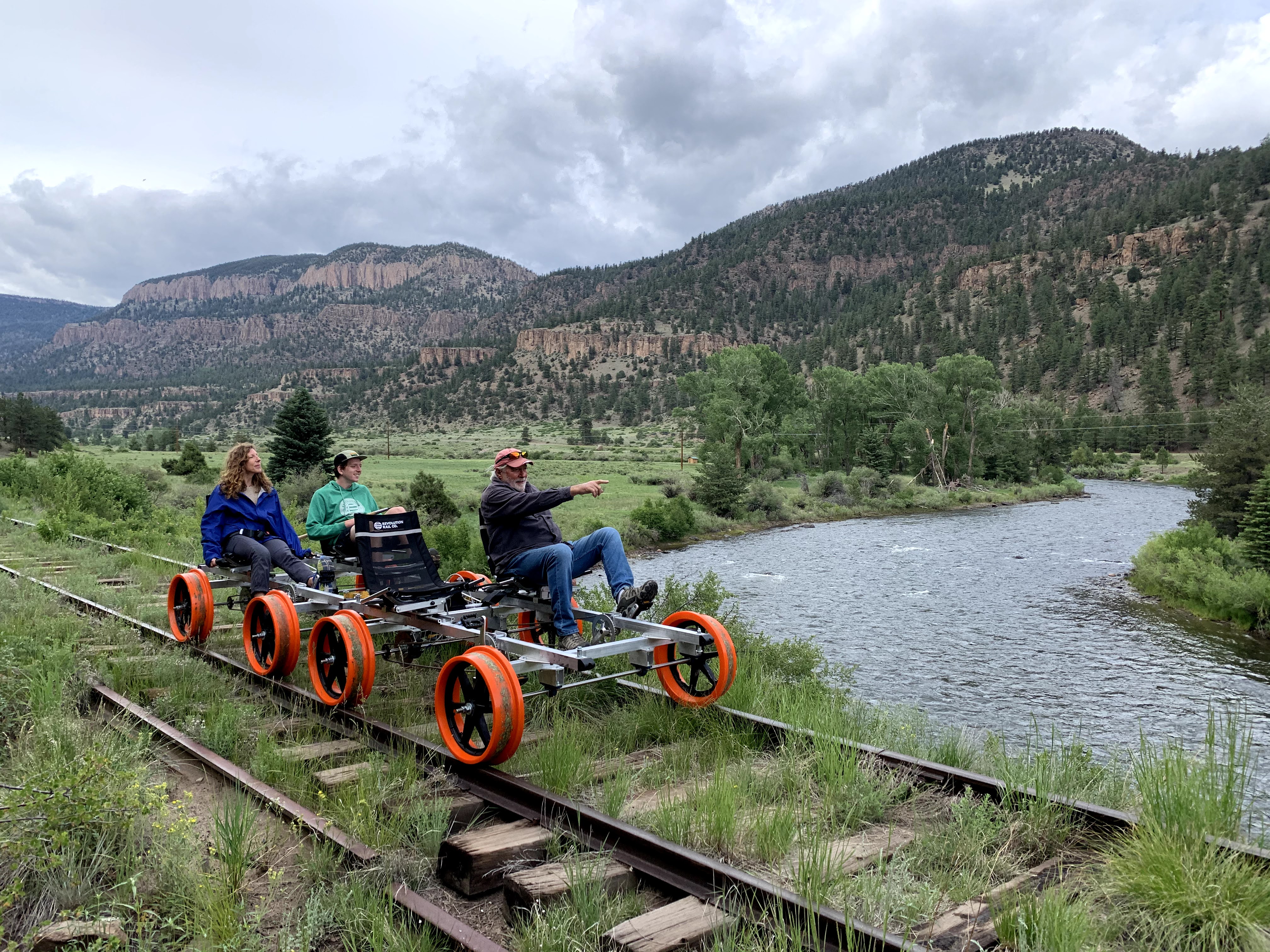 Experience Railbike Adventure with Rev Rail in South Fork, Colorado!