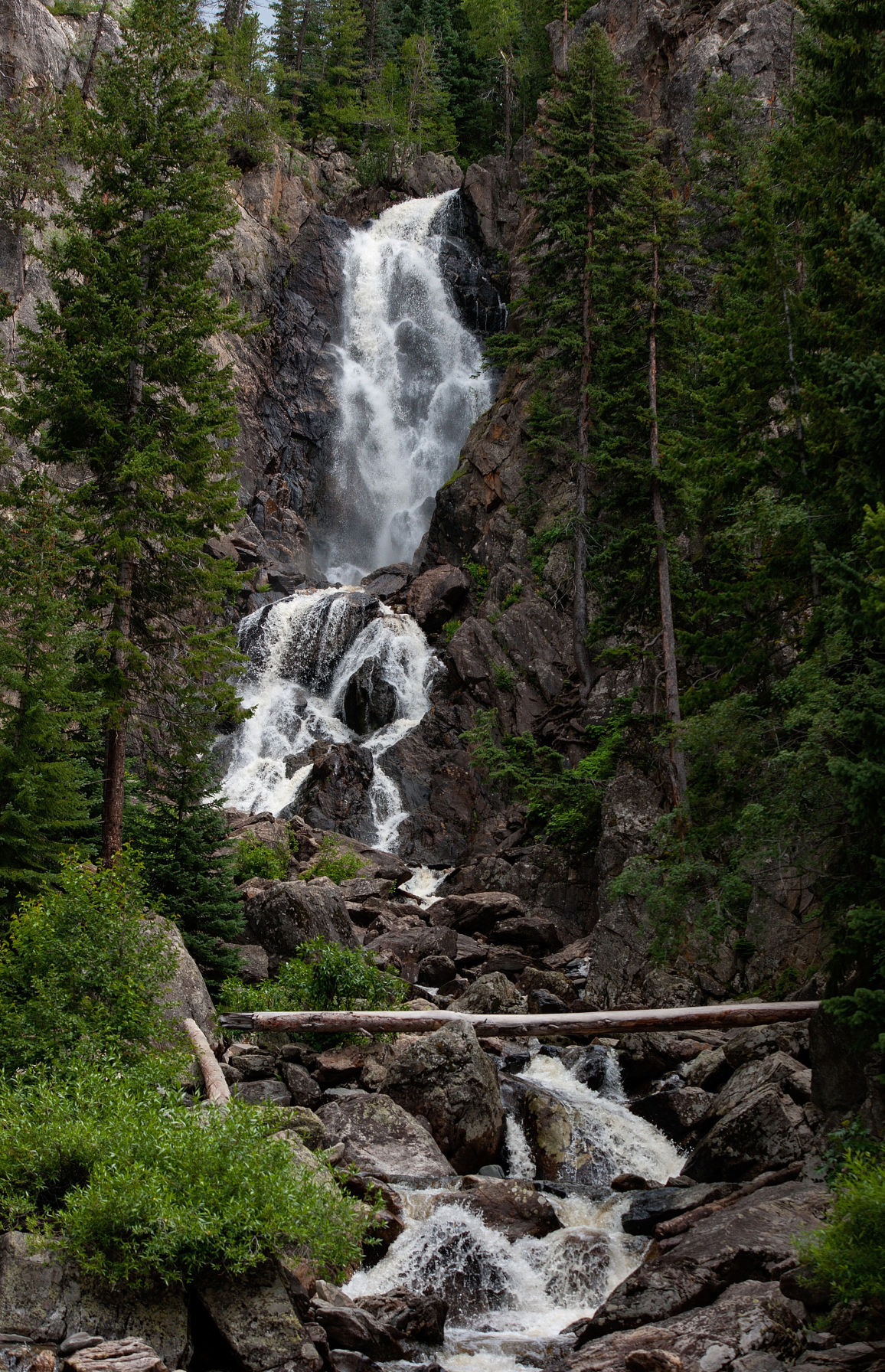 Fish Creek Falls, about three miles north of Steamboat Springs, inspired the label on the 1937 Coors beer can. (The Gazette, Christian Murdock) (CHRISTIAN MURDOCK, THE GAZETTE)