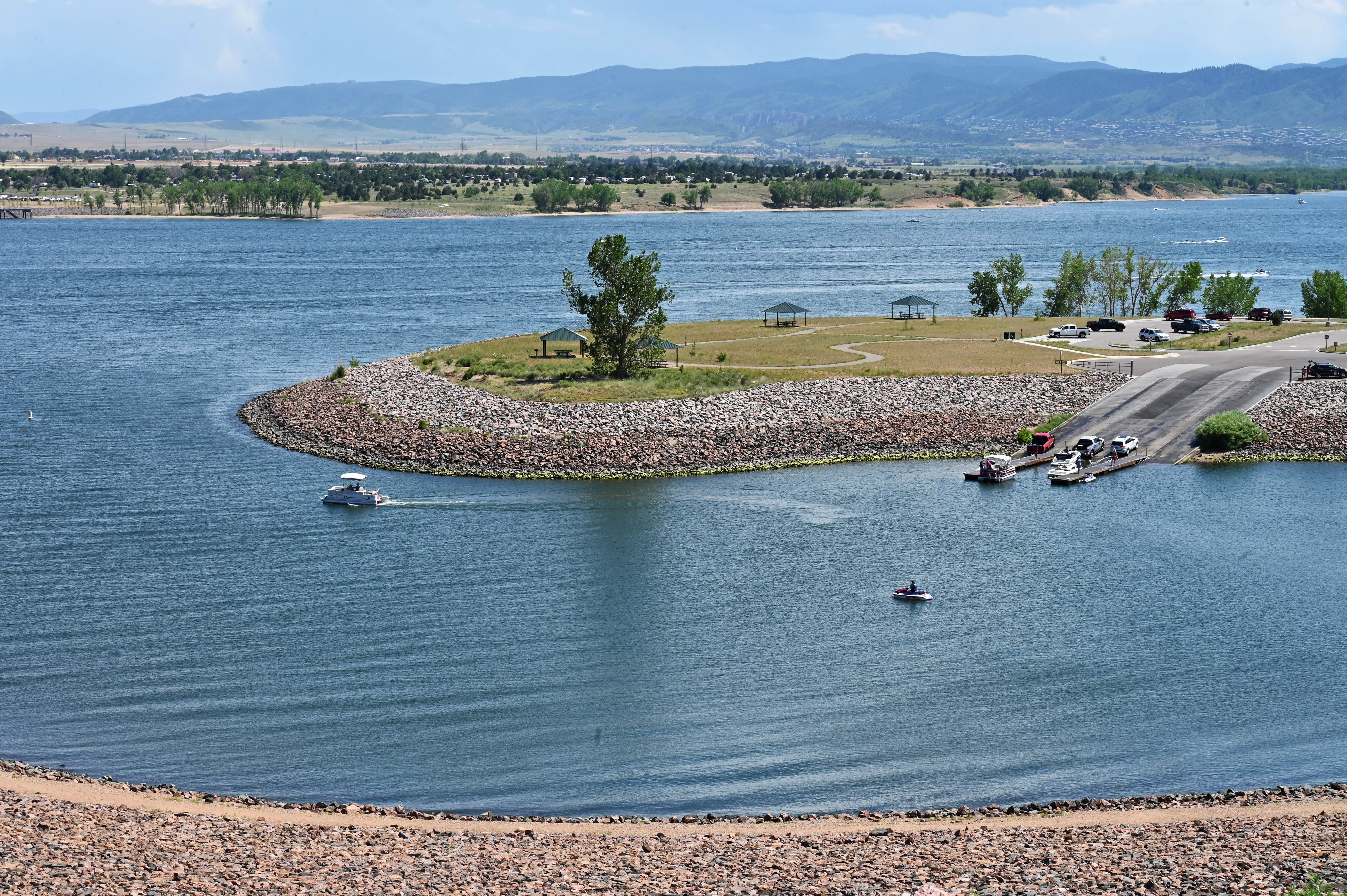 The Chatfield Reservoir on Tuesday, June 23, 2020. (Photo by Jerilee Bennett, The Gazette) (JERILEE BENNETT THE GAZETTE)