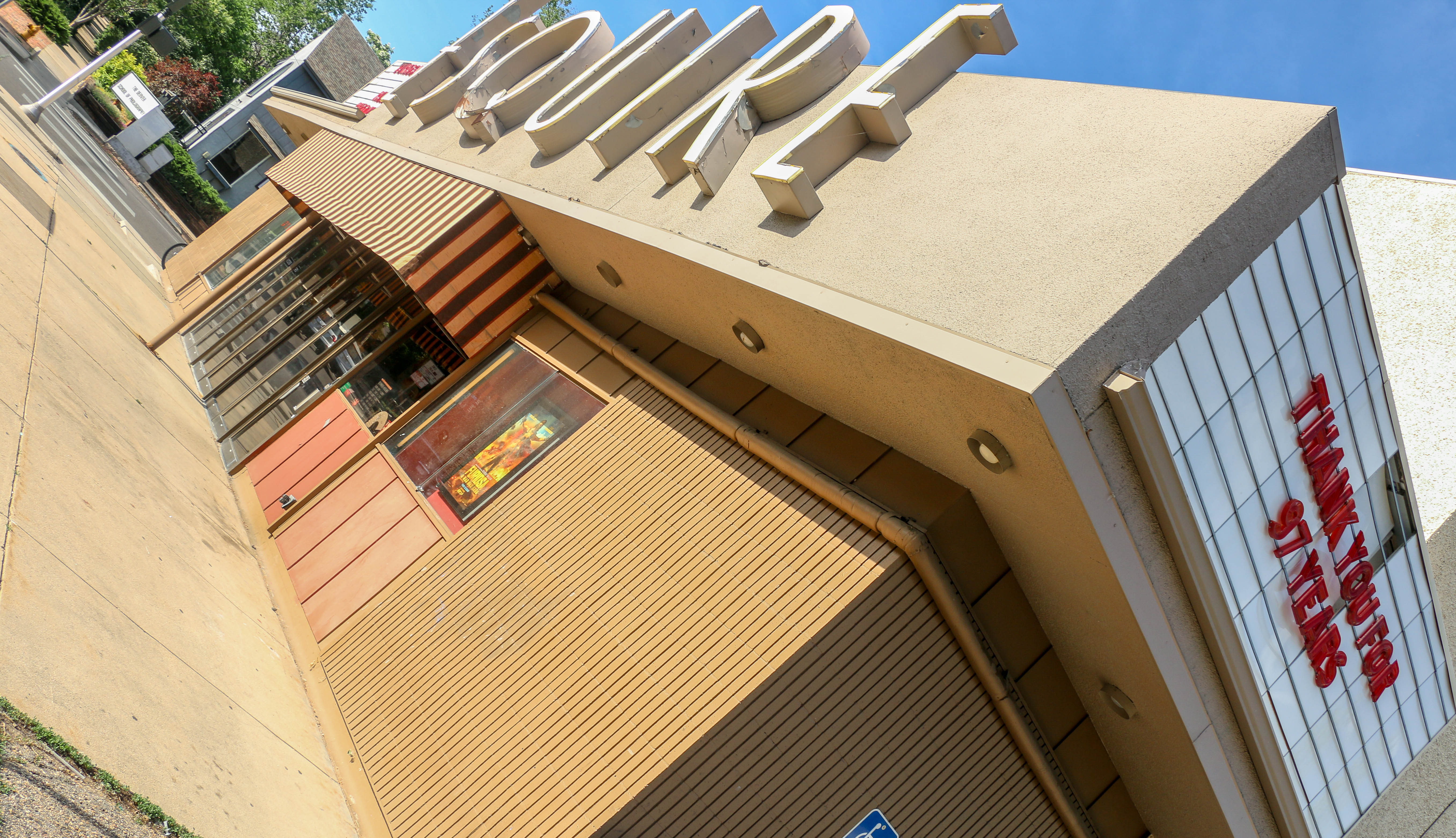 A look at the exterior of the Esquire Theatre taken last week. The iconic Denver cinema closes after June 30. (JOHN MOORE, THE DENVER GAZETTE)
