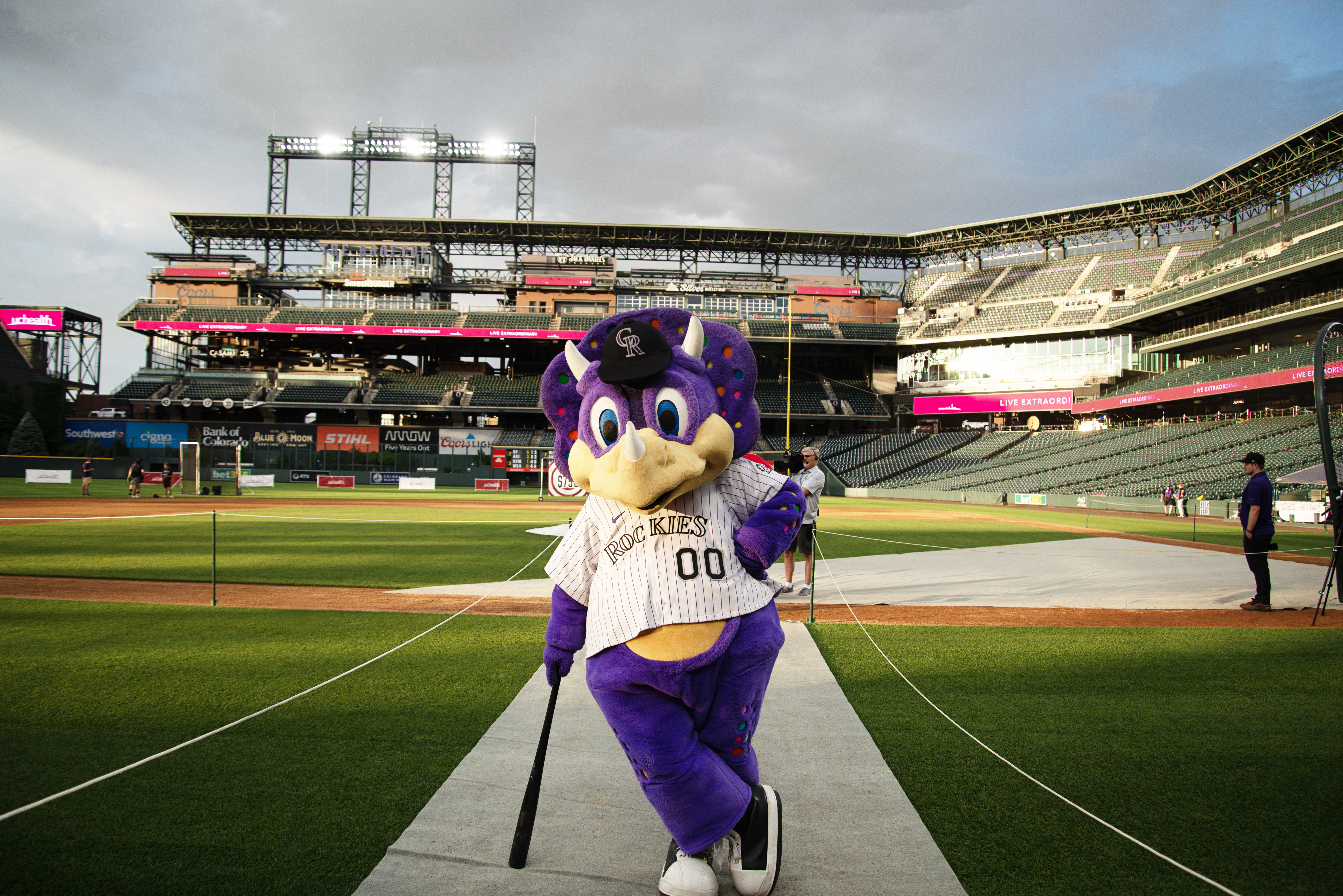 Colorado Rockies mascot 'Dinger' poses for the cameras at the UCHealth 'Healthy Swings' home run derby for charity at Coors Field on Wednesday, June 12, 2024. (TomHellauerMultimedia Producertom.hellauer@denvergazette.comhttps://denvergazette.com/content/tncms/avatars/f/9e/622/f9e6228a-3b6b-11ed-bf10-fbb71fa8e421.f54b911252c540f1d61709edc4727a39.png)