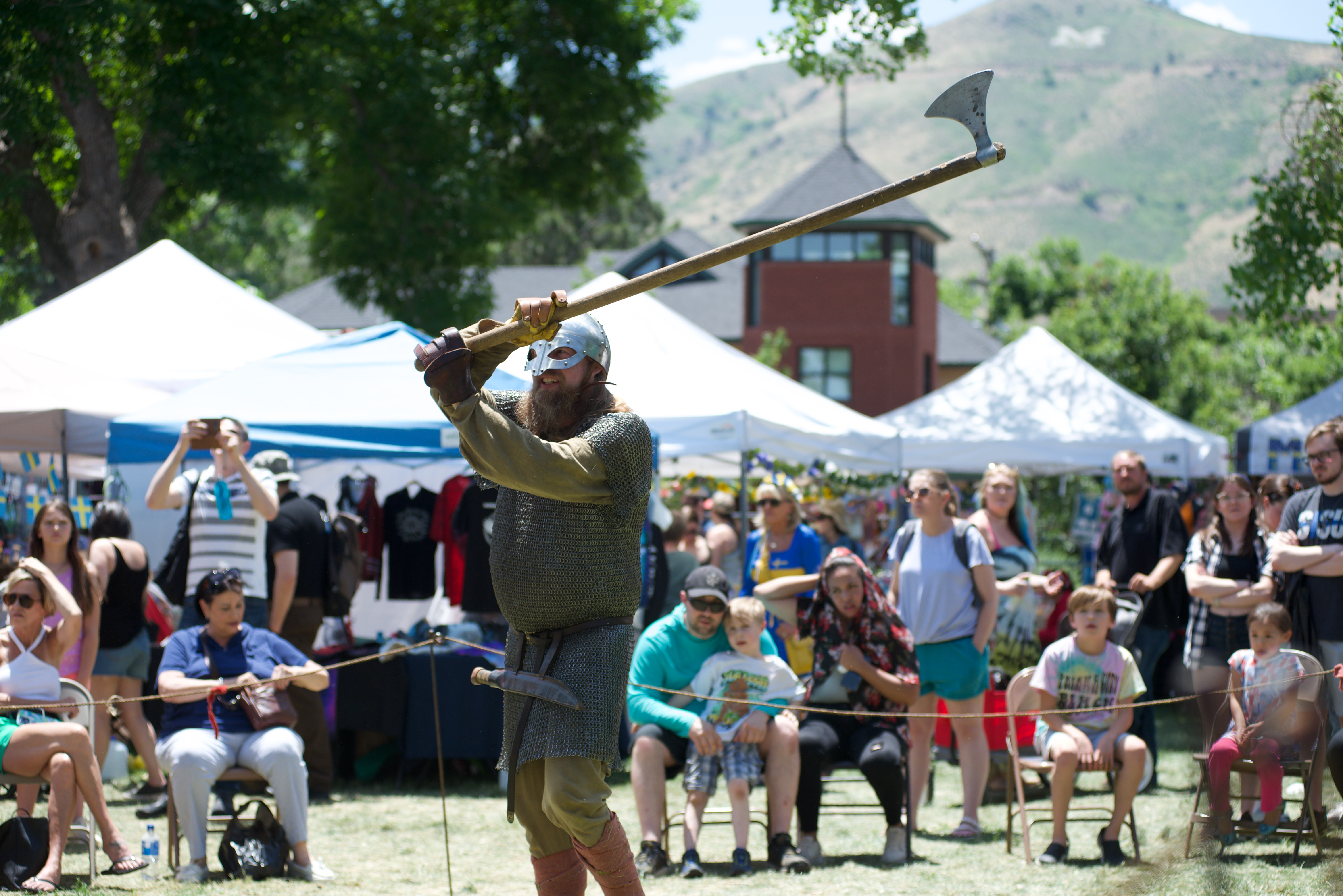 Midsummer Scandinavian Festival in Golden showcases Viking culture and features reenactments