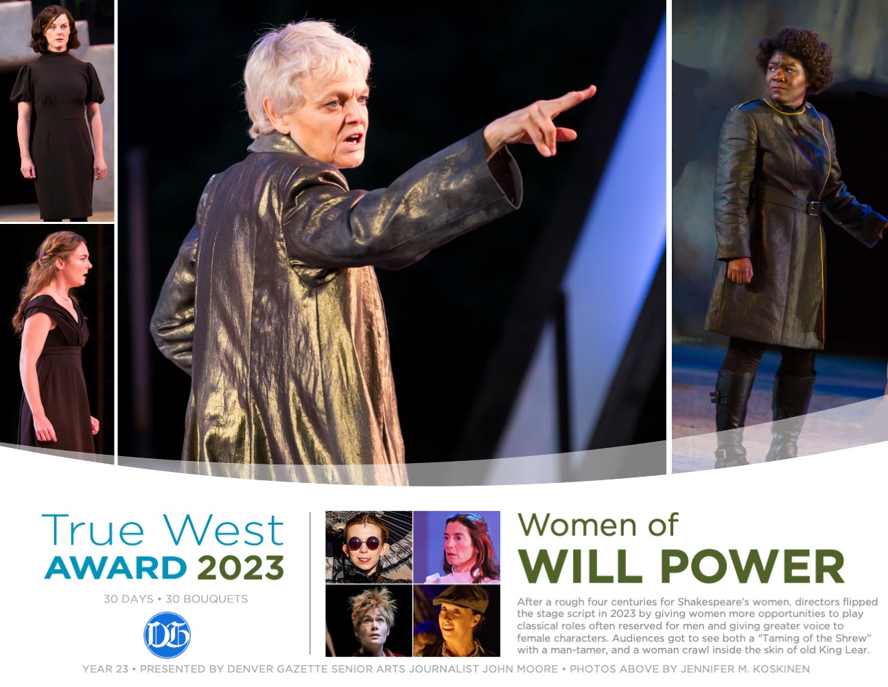 Shunté Lofton, far right, was part of a True West Award-winning production of