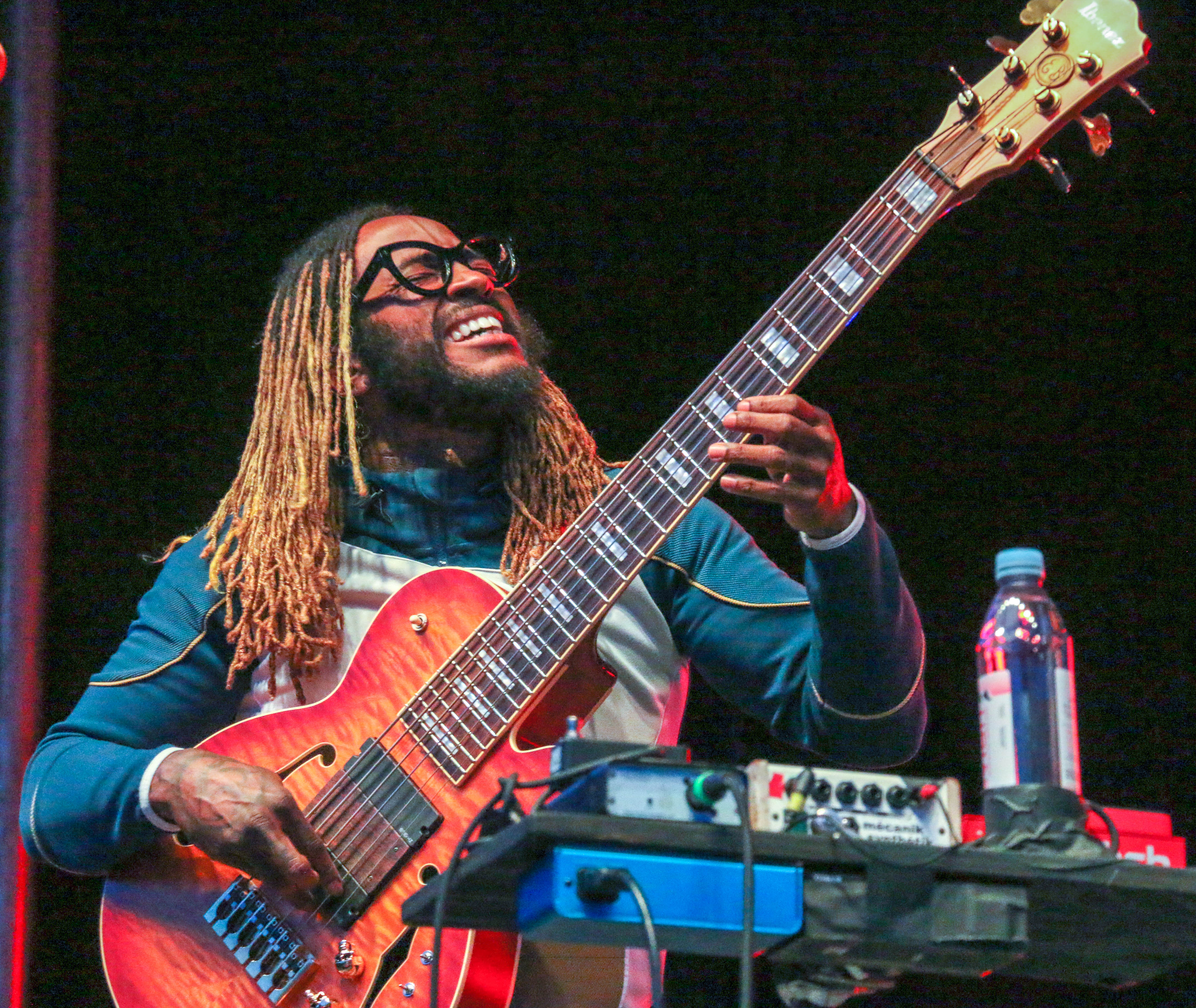 Thundercat performs in Civic Center Park for the inaugural Outside Festival on Saturday, June 1, 2024. (John Moore, The Gazette) (John Moore)