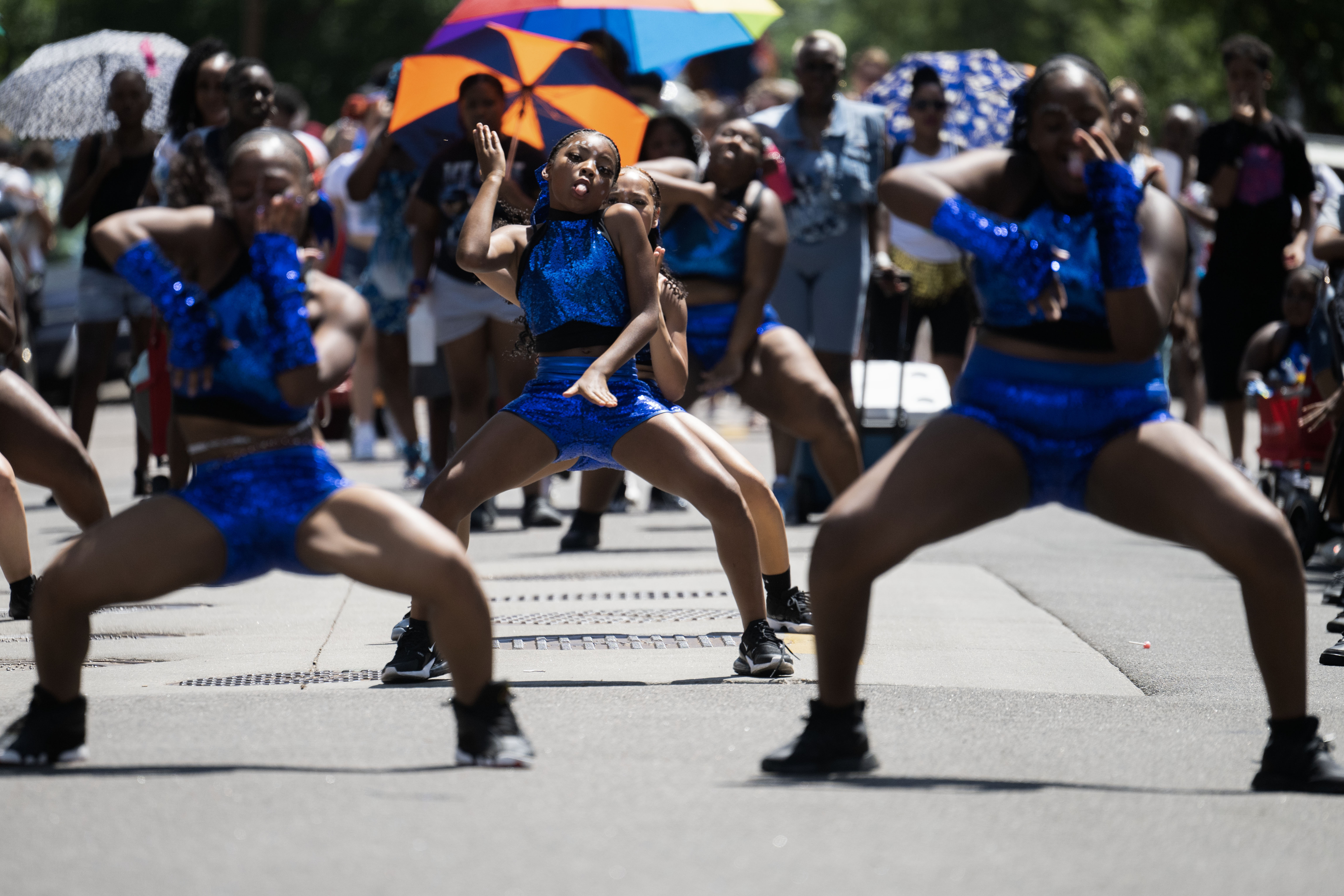 Scenes from the Juneteenth parade along 26th street in the five points neighborhood in Denver on Saturday, June 15, 2024. (Stephen Swofford, Denver Gazette) (Stephen Swofford The Gazette)