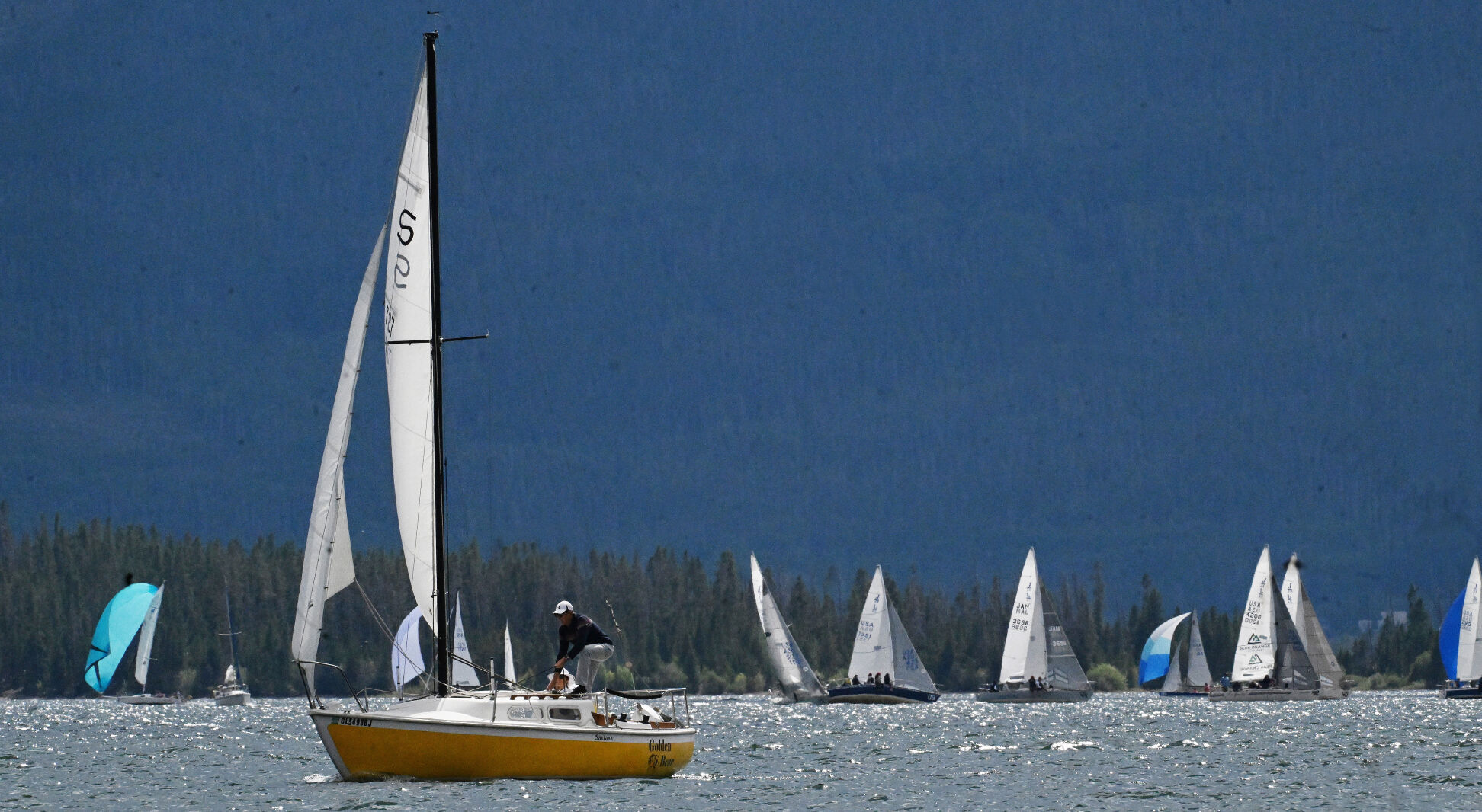 The 52nd annual Dillon Regatta was held Aug. 25-27 at Lake Dillon with about 100 sailboats. (Photo by Jerilee Bennett, The Gazette)