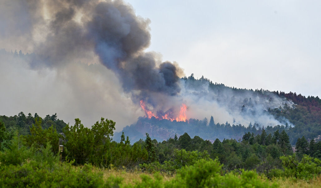 Oak Ridge fire near Beulah goes beyond 1,000 acres, 0% contained