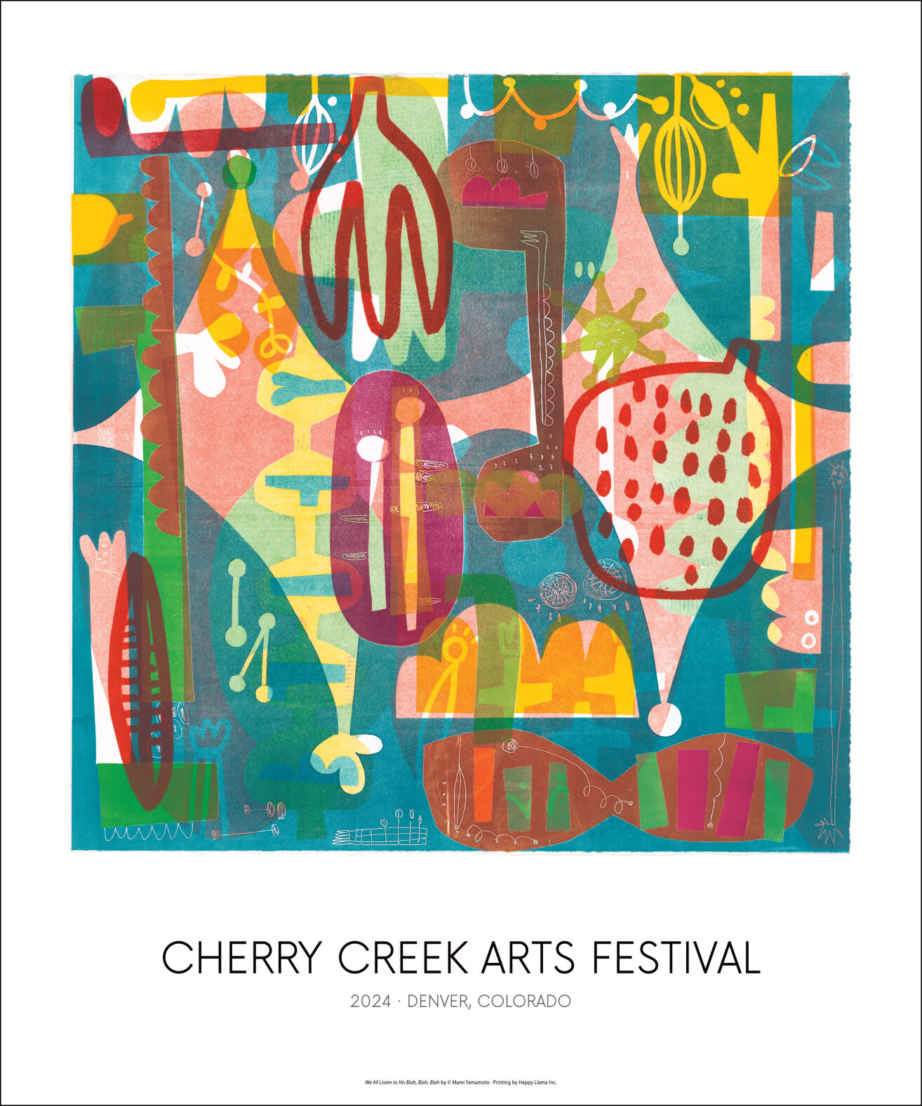 2024 Cherry Creek Arts Festival poster