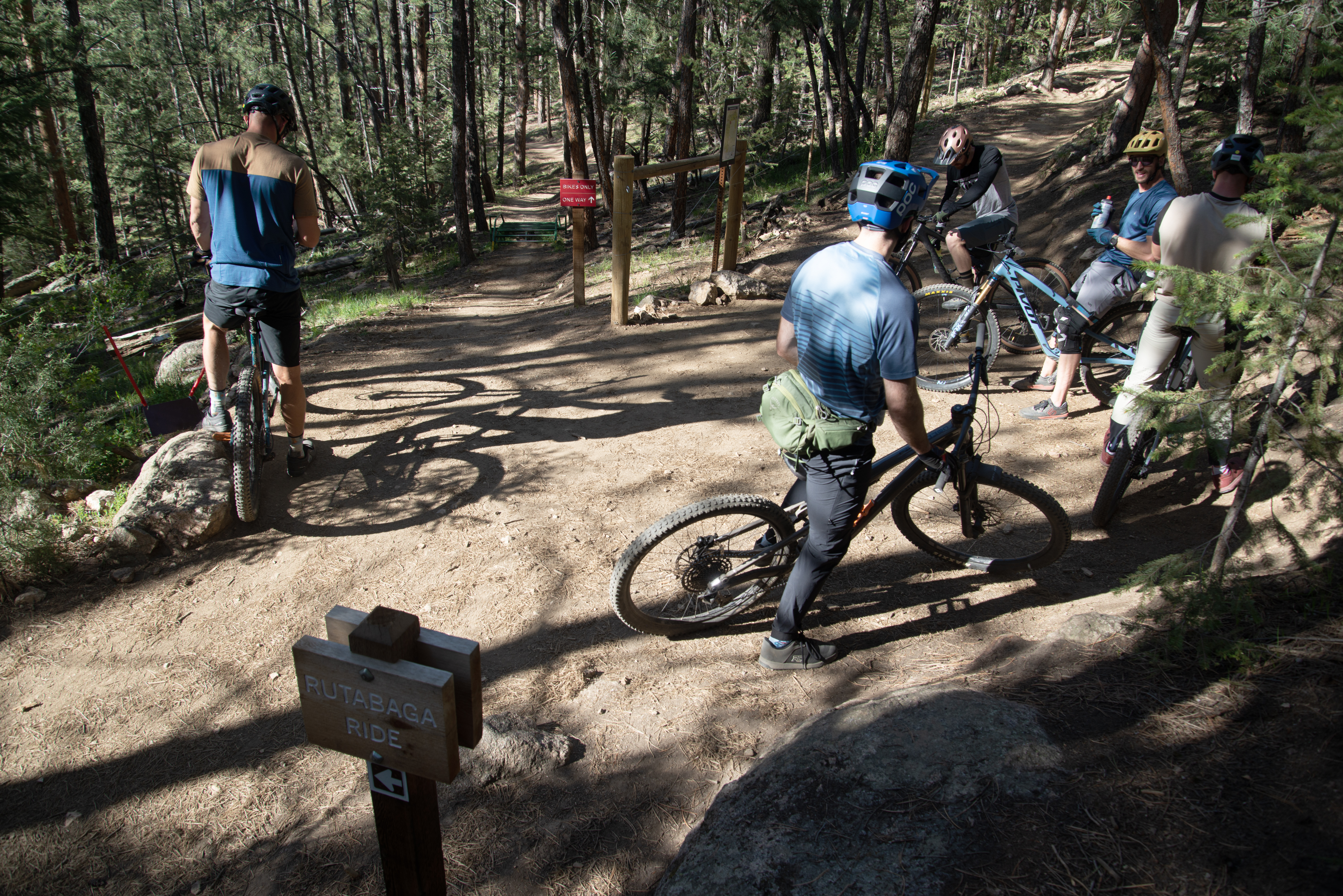 Riders catch their breath after a pedal to the top of the Rutabaga Ride trail in Kittredge, Colo. on Thursday, May 23, 2024. (TomHellauerMultimedia Producertom.hellauer@denvergazette.comhttps://denvergazette.com/content/tncms/avatars/f/9e/622/f9e6228a-3b6b-11ed-bf10-fbb71fa8e421.f54b911252c540f1d61709edc4727a39.png)