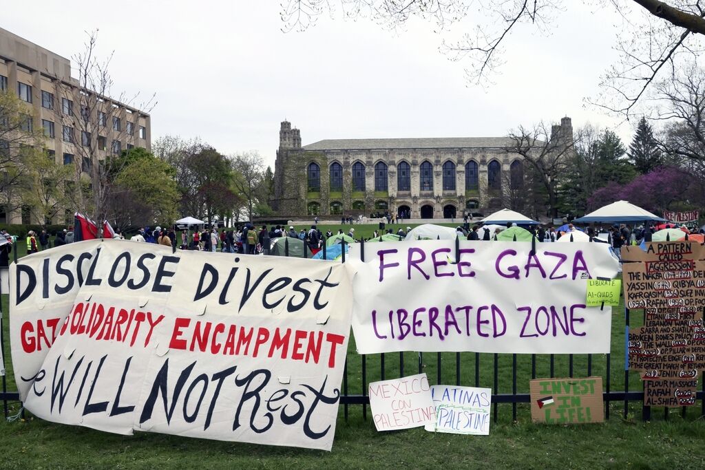 Pro-Palestinian campus protests organized by groups with terrorism ties: Report